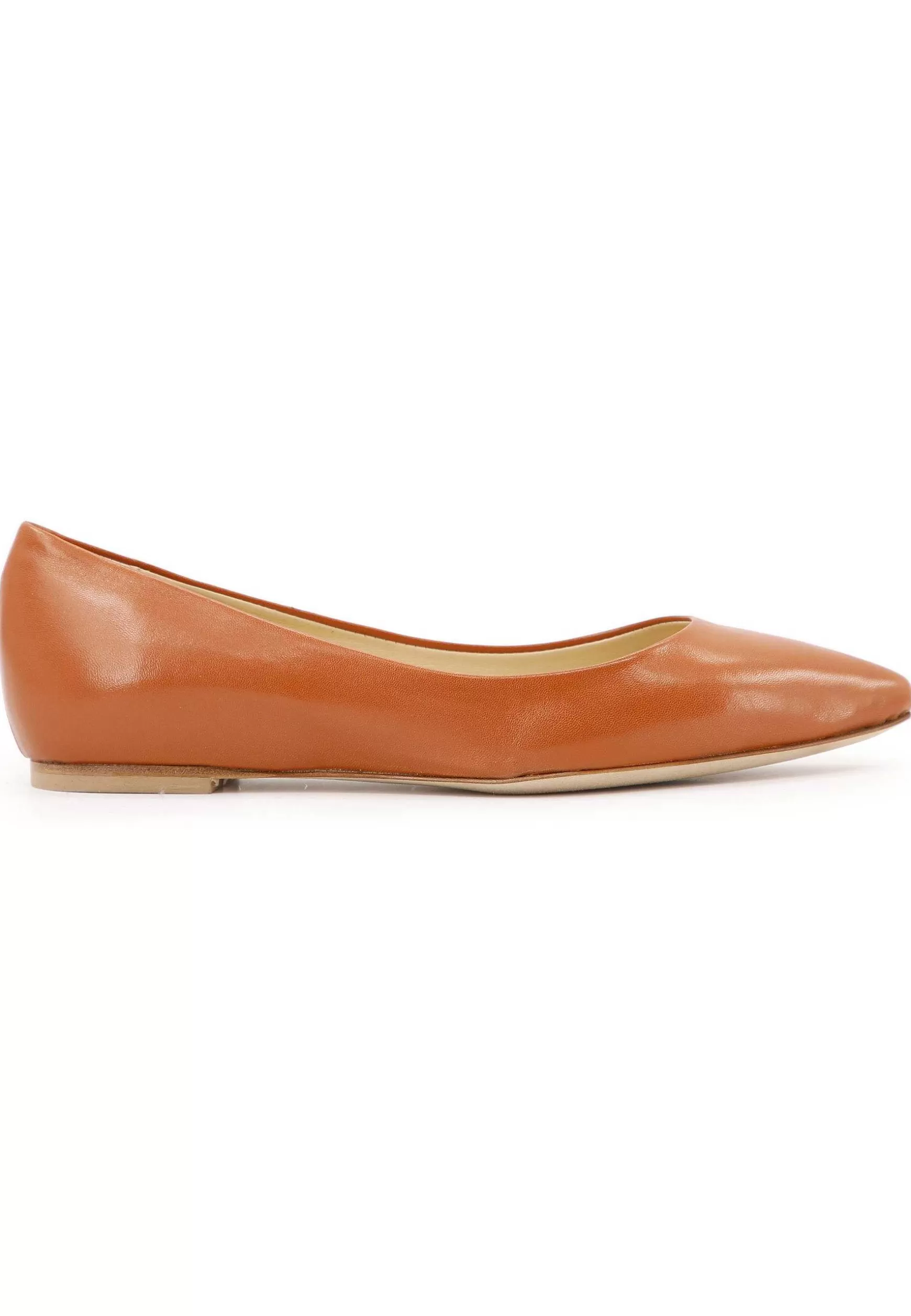 Baerine Donna A Punta In Pee Mattone Con Tacco Basso*L Cheap