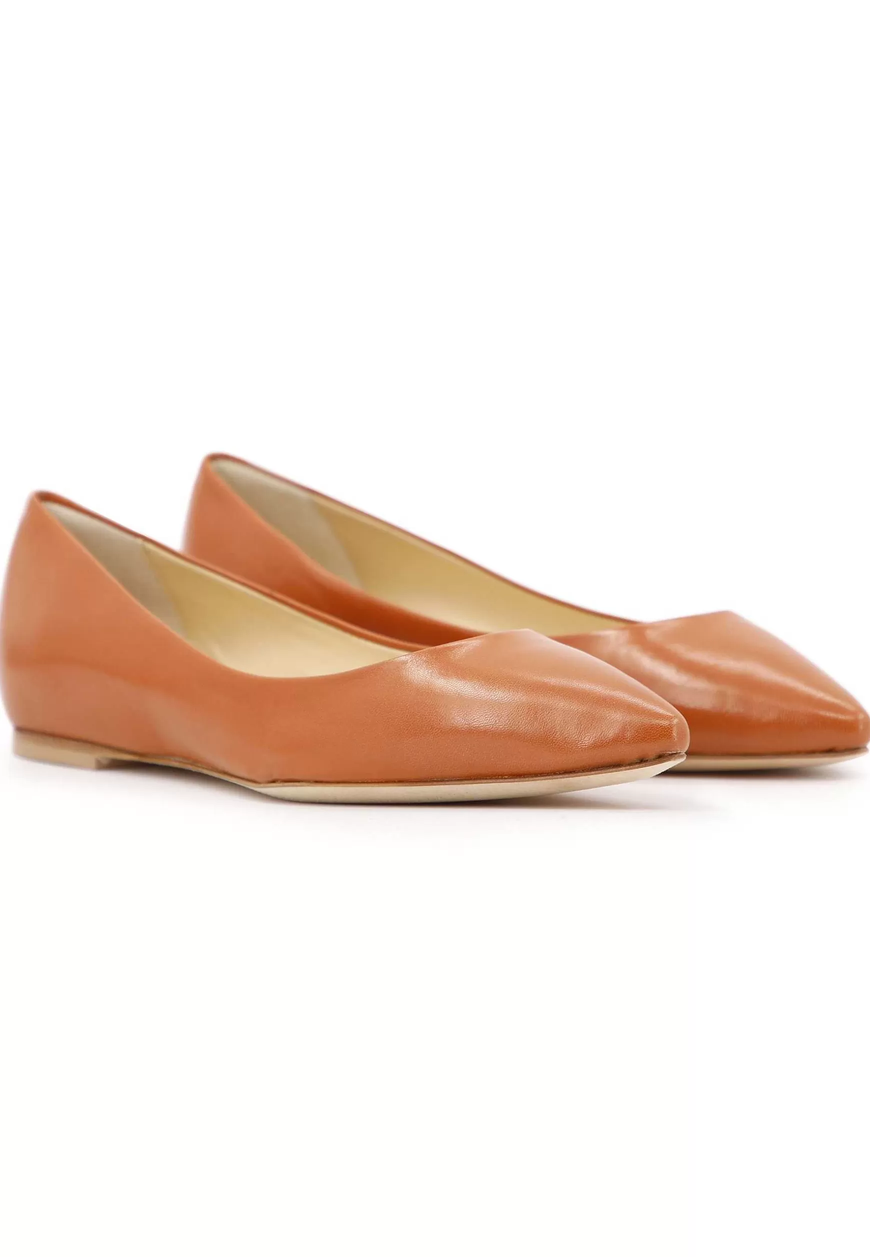 Baerine Donna A Punta In Pee Mattone Con Tacco Basso*L Cheap