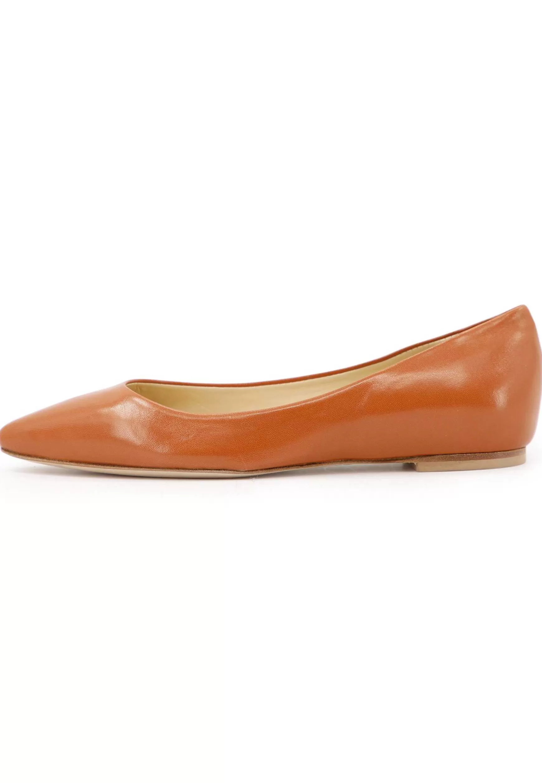 Baerine Donna A Punta In Pee Mattone Con Tacco Basso*L Cheap