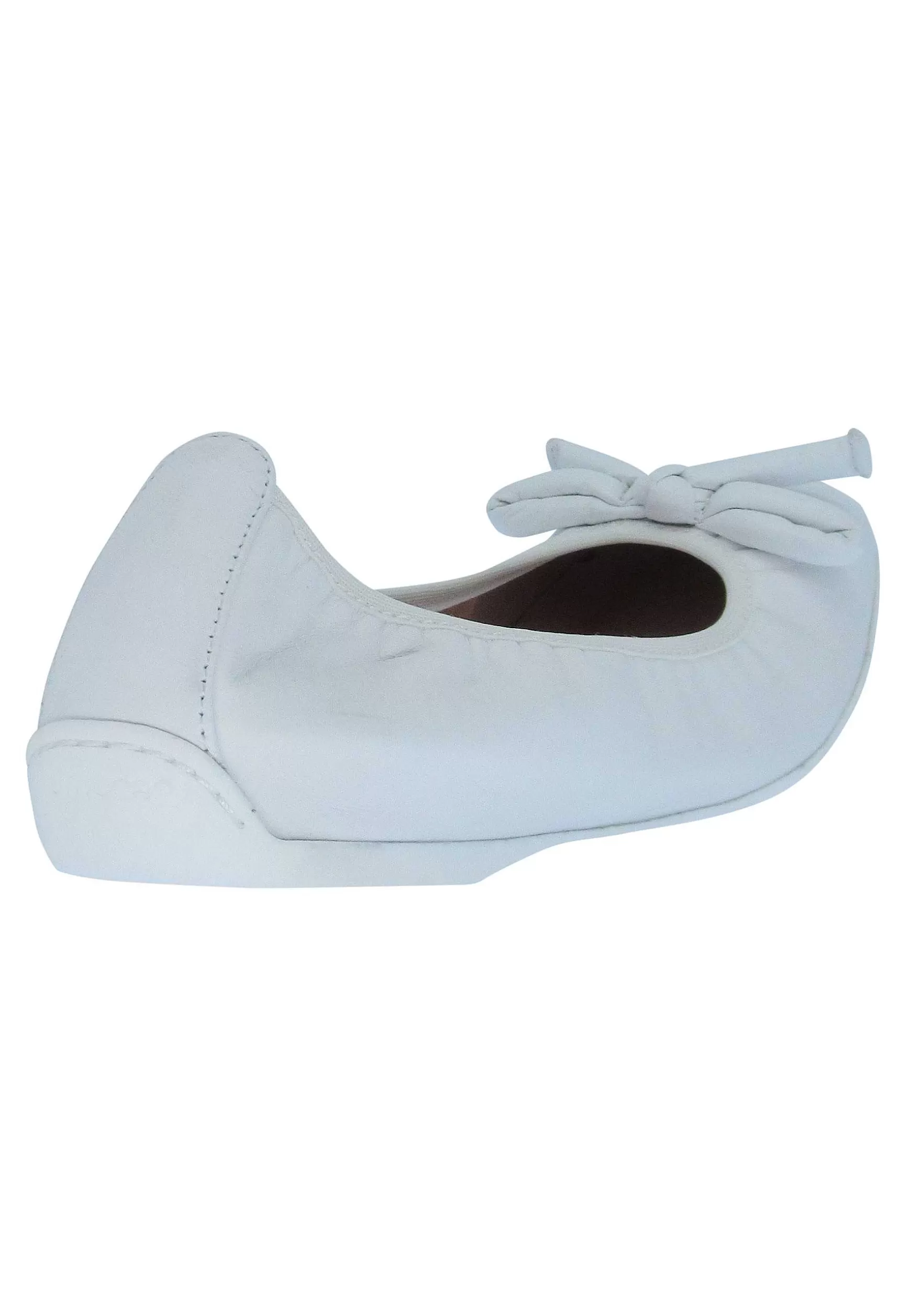 Ballerine Donna Aleda In Pelle Bianca E Fondo Basso In Gomma*Unisa Cheap