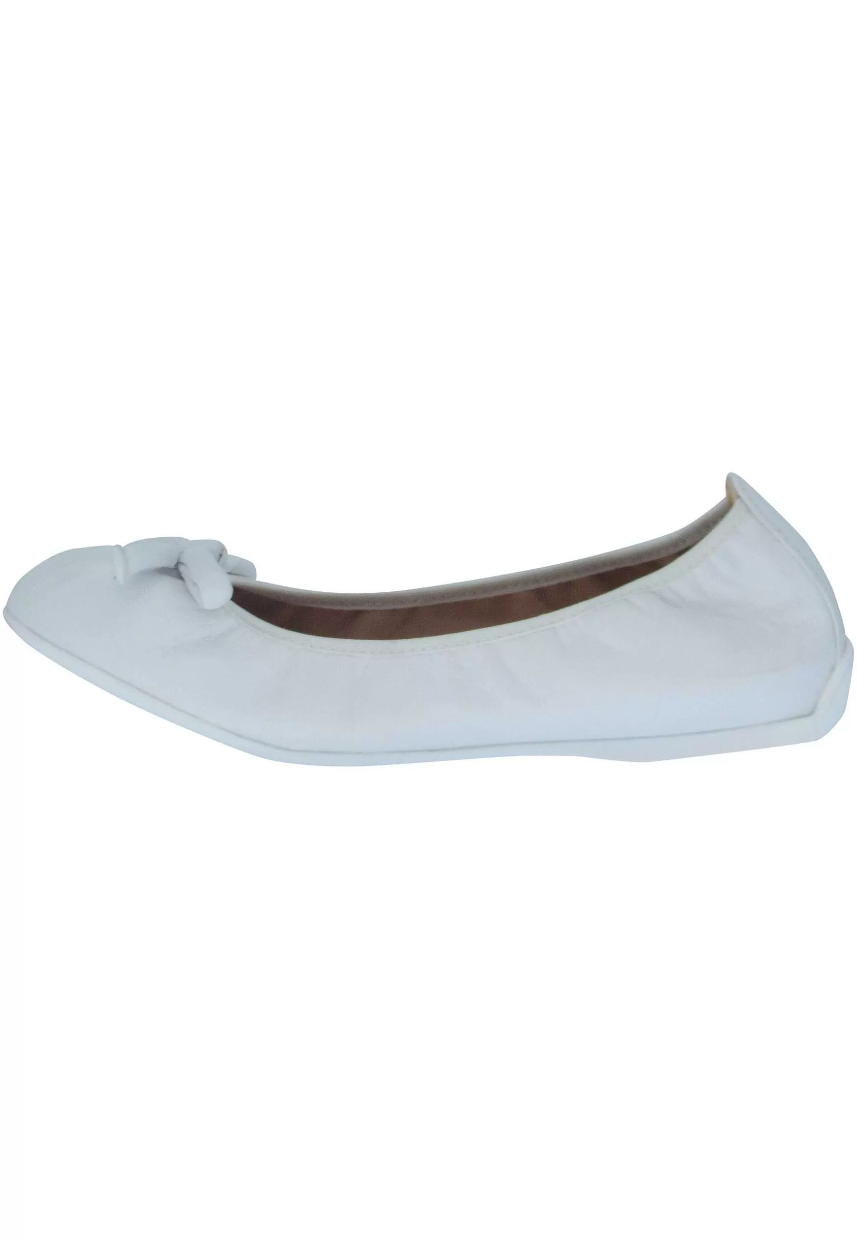 Ballerine Donna Aleda In Pelle Bianca E Fondo Basso In Gomma*Unisa Cheap