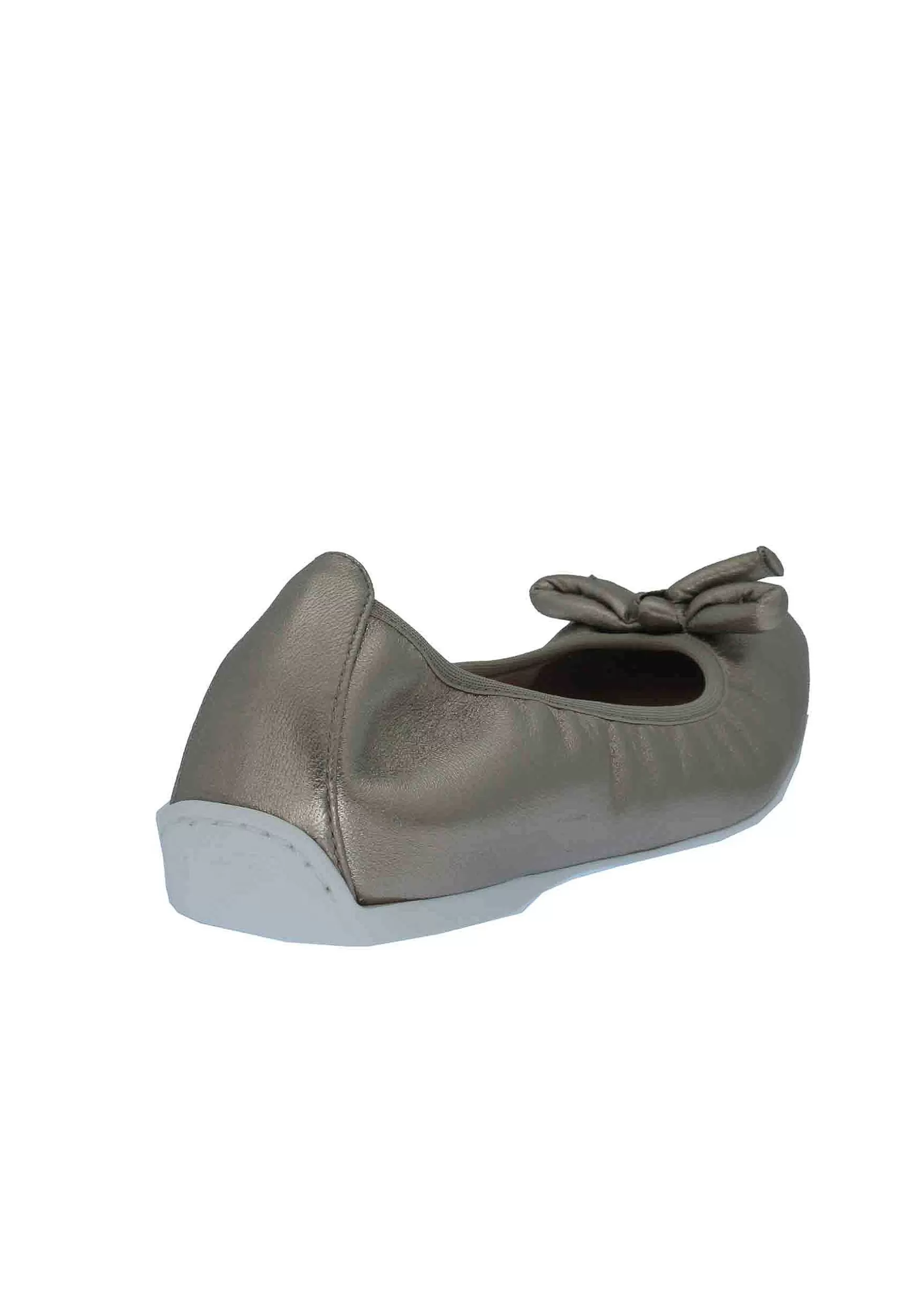 Ballerine Donna Aleda In Pelle Bronzo E Fondo Basso In Gomma*Unisa Flash Sale