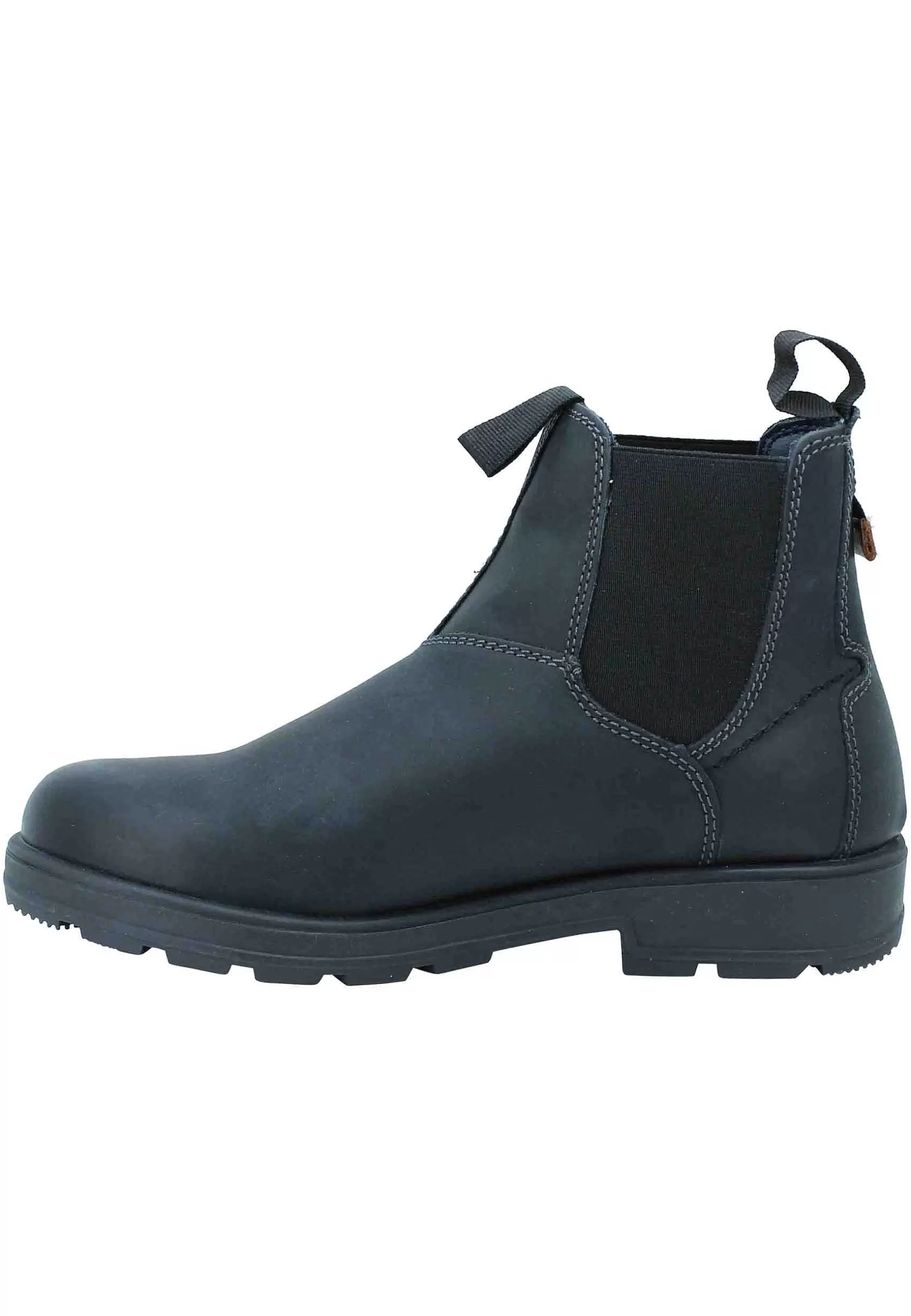 Beatles Uono Buddy Chelsea In Pelle Nera Suola In Gomma Carrarmato*Wrangler Best Sale