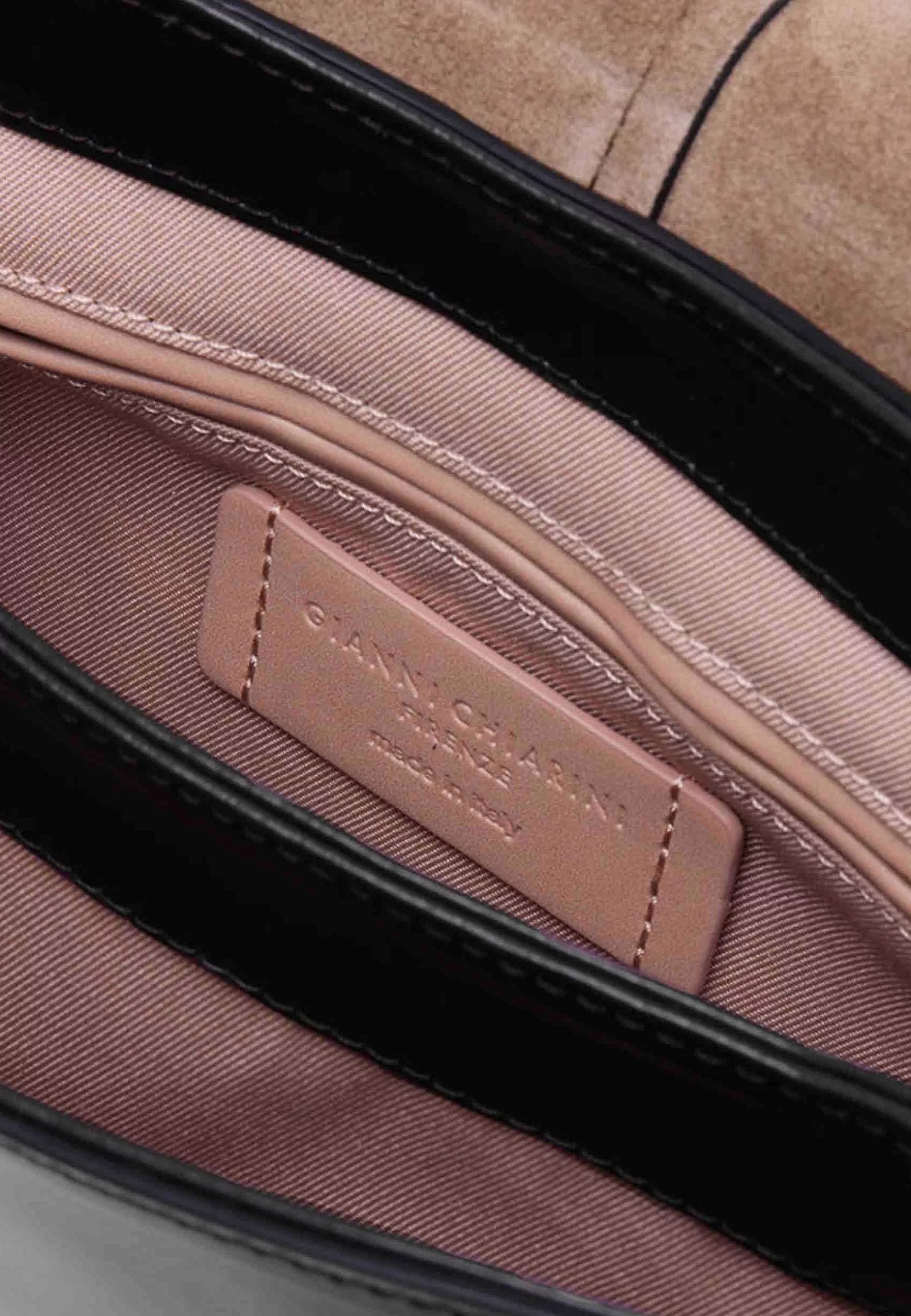 Borsa A Tracolla Donna Helena Round In Pelle Nera Con Manico In Catena*Gianni Chiarini Fashion