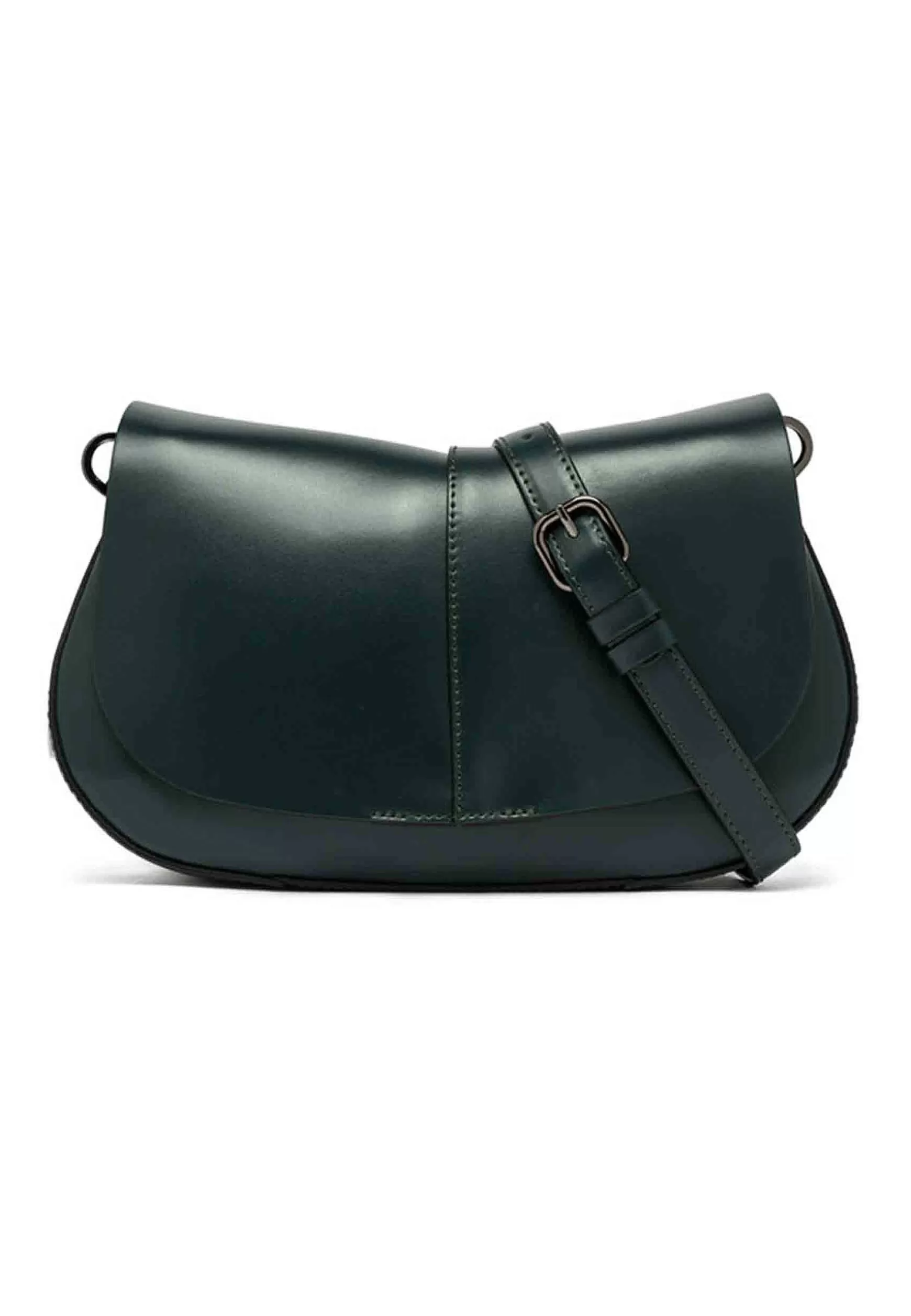 Borsa A Tracolla Donna Helena Round In Pelle Verde Con Manico In Catena*Gianni Chiarini Sale