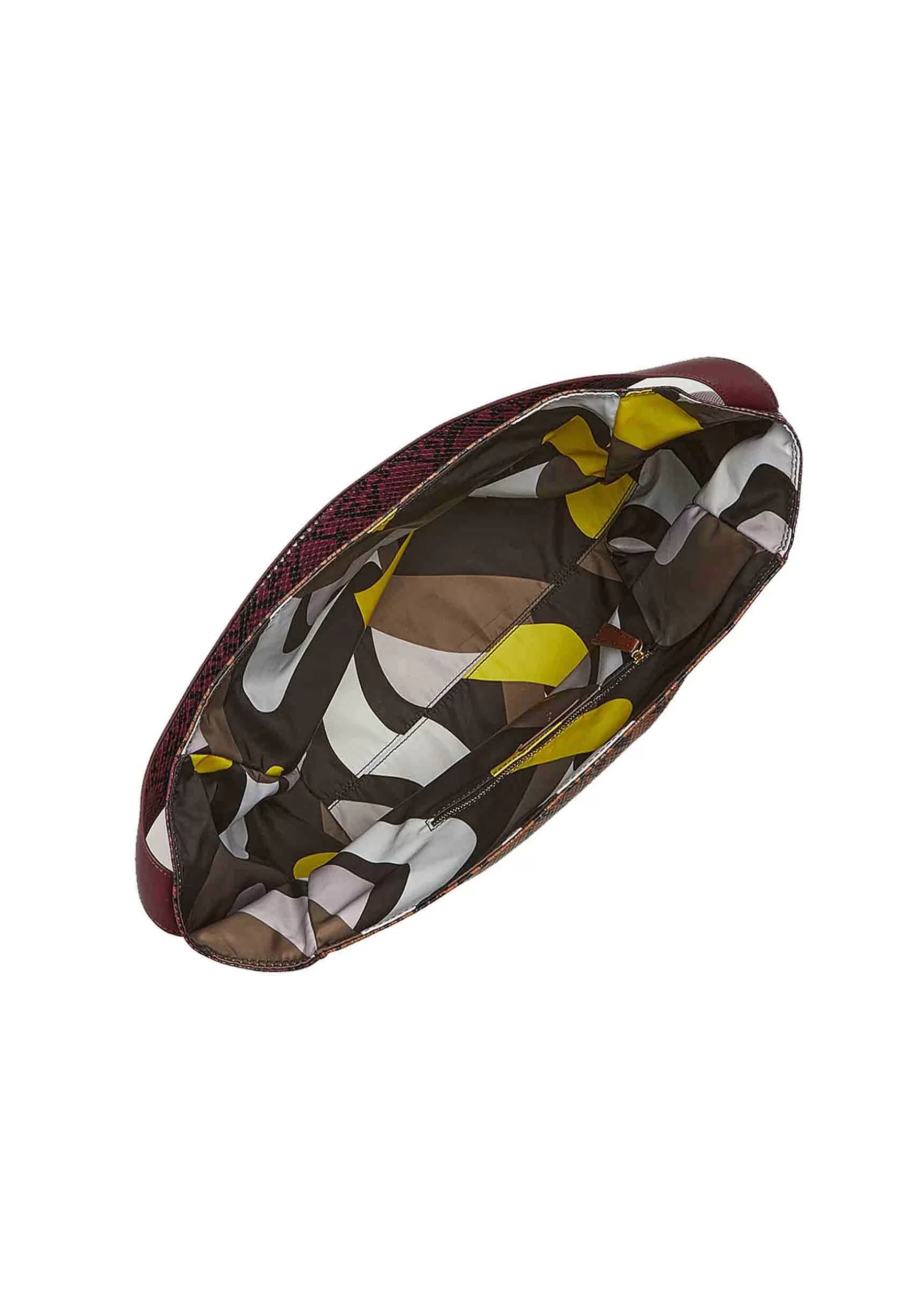 Borsa Donna A Spalla Animalier In Stampa Reptil Bordeaux*Maliparmi Shop