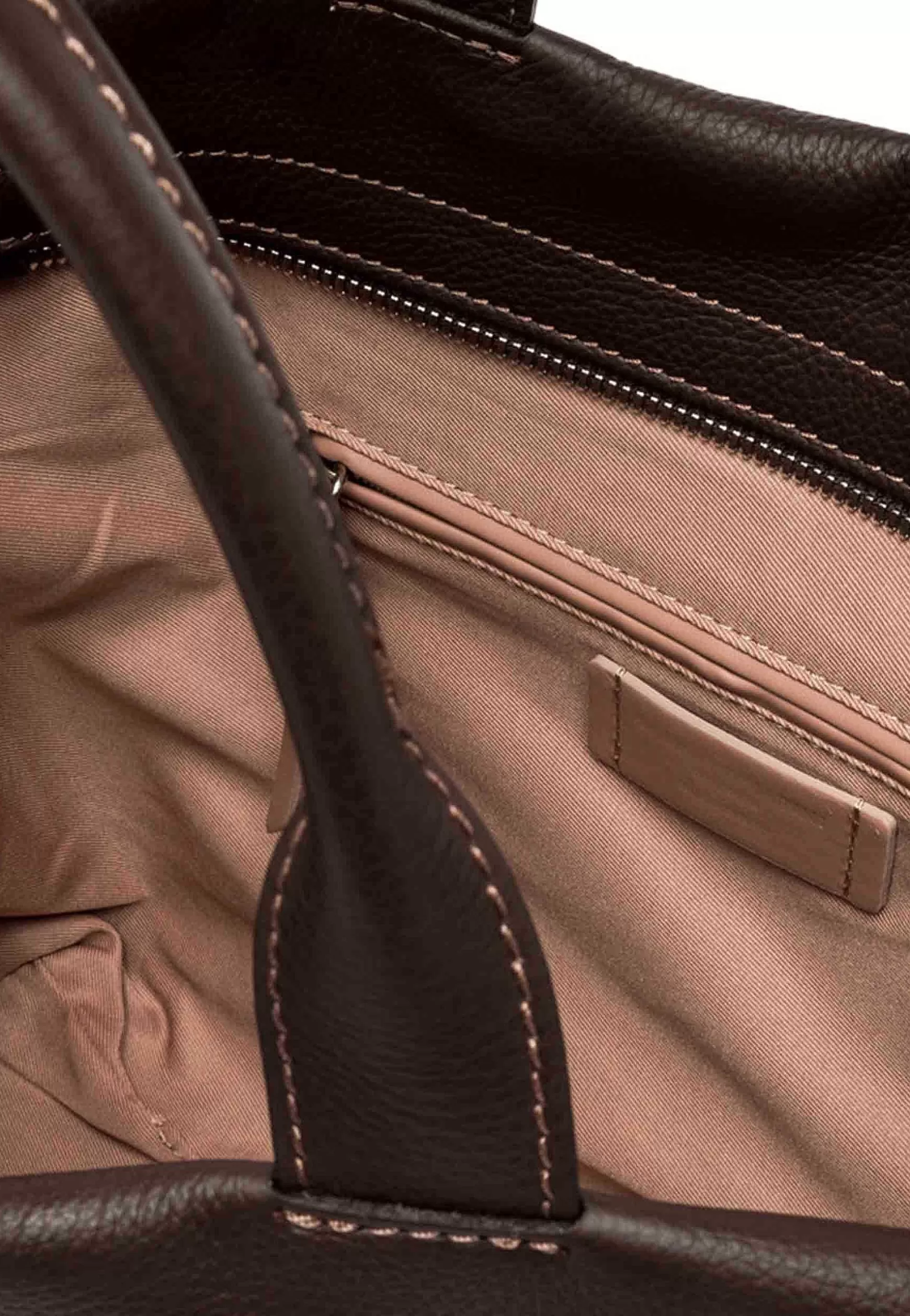 Borsa Donna A Spalla Duna In Pelle Testa Di Moro Con Tessuto E Tracolla In Pelle*Gianni Chiarini Cheap