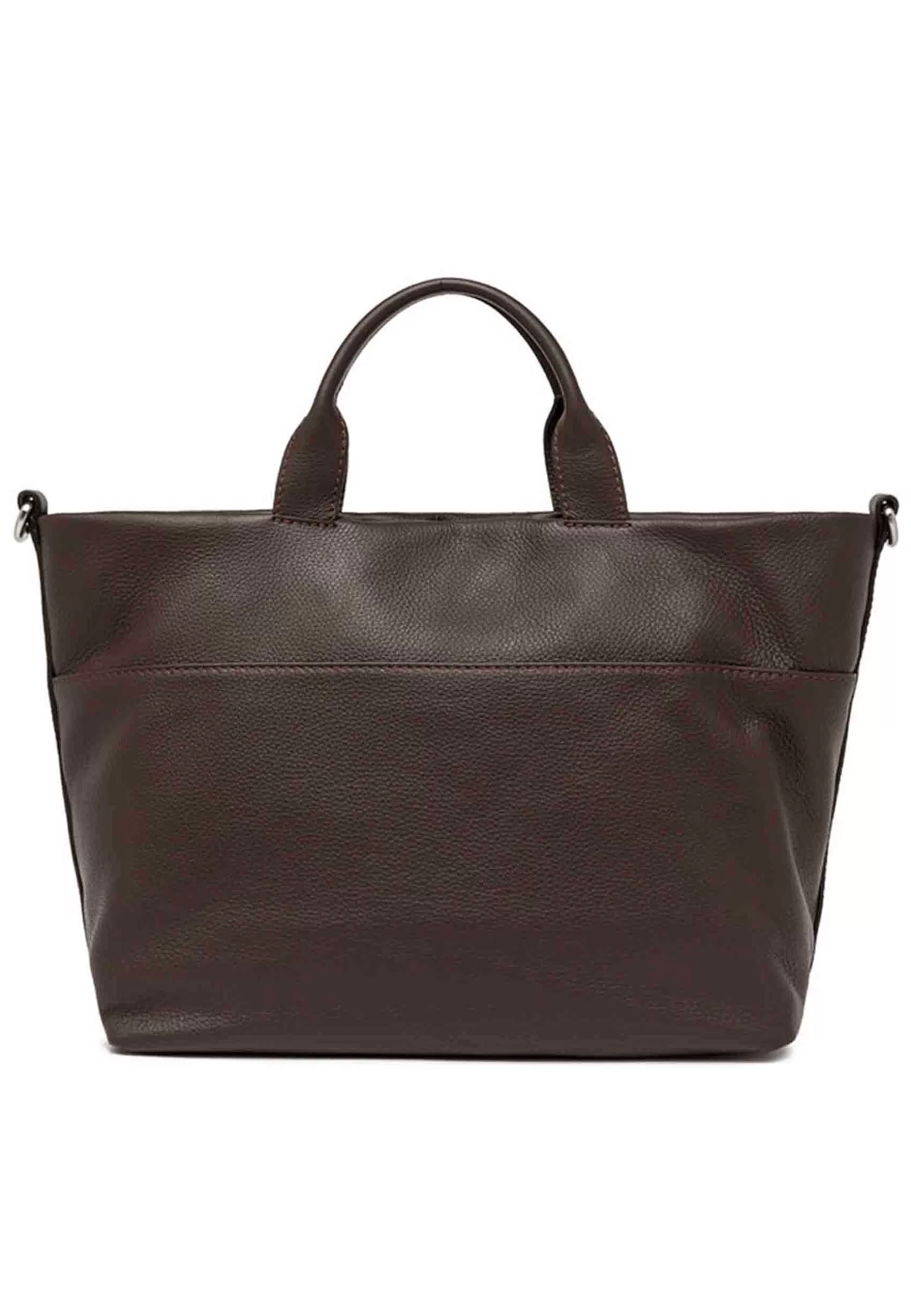 Borsa Donna A Spalla Duna In Pelle Testa Di Moro Con Tracolla In Tessuto Removibile*Gianni Chiarini Fashion