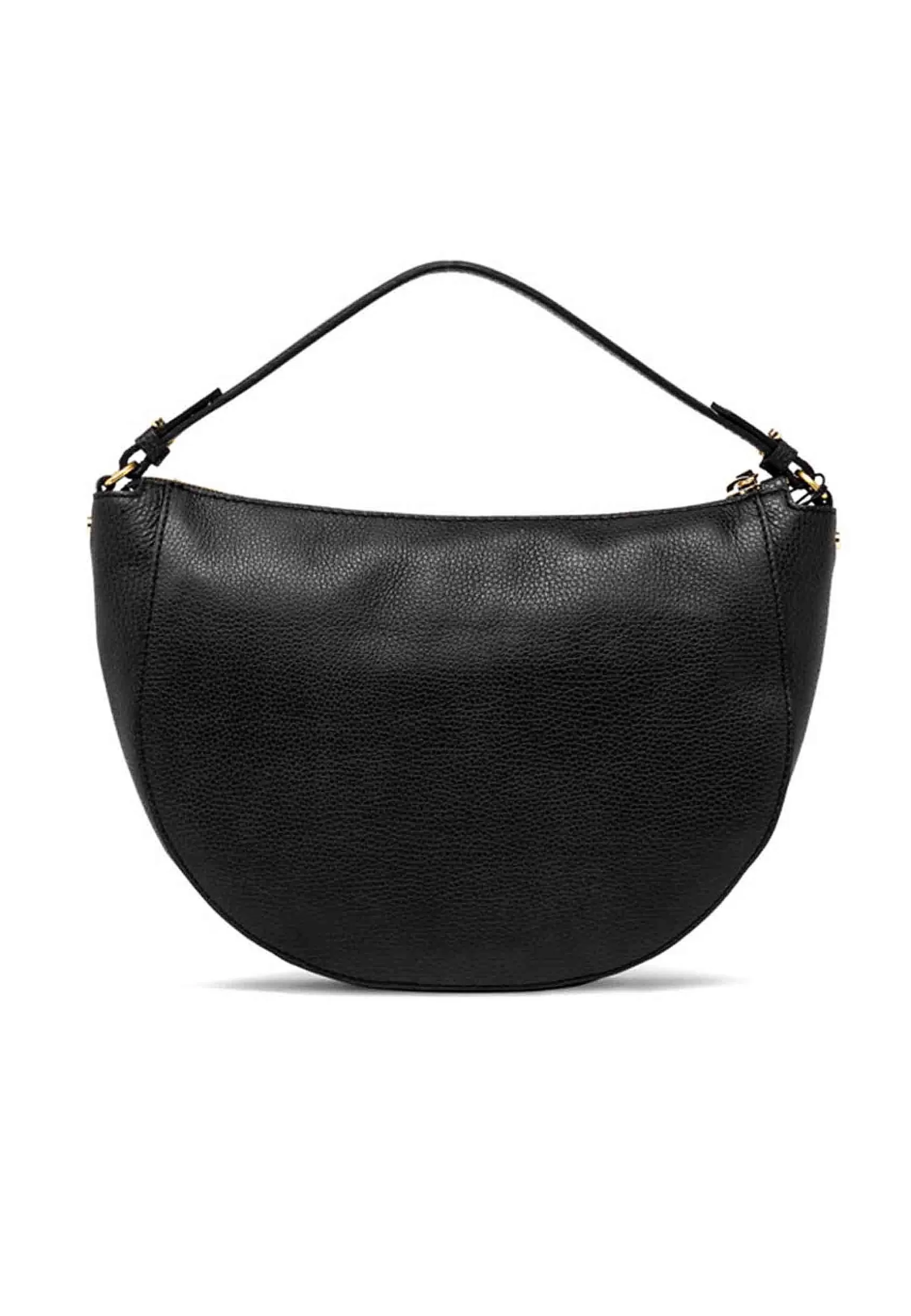 Borsa Donna A Spalla Ginko In Pelle Nera Con Doppia Tracolla*Gianni Chiarini Hot