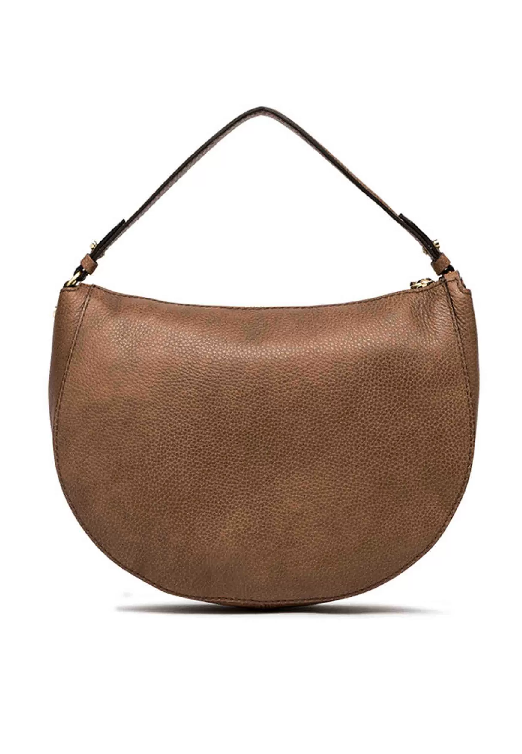 Borsa Donna A Spalla Ginko Maxi In Pelle Cuoio Con Doppia Tracolla*Gianni Chiarini Cheap