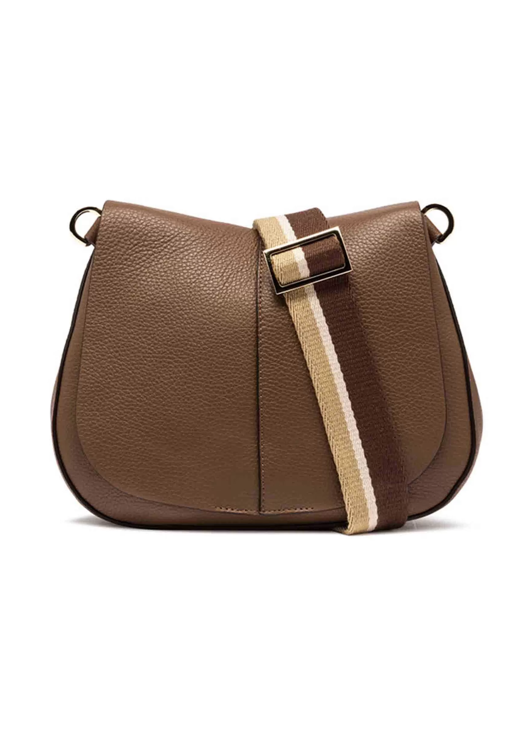 Borsa Donna A Spalla Helena Round In Pelle Gcastoro Con Doppia Tracolla*Gianni Chiarini Discount