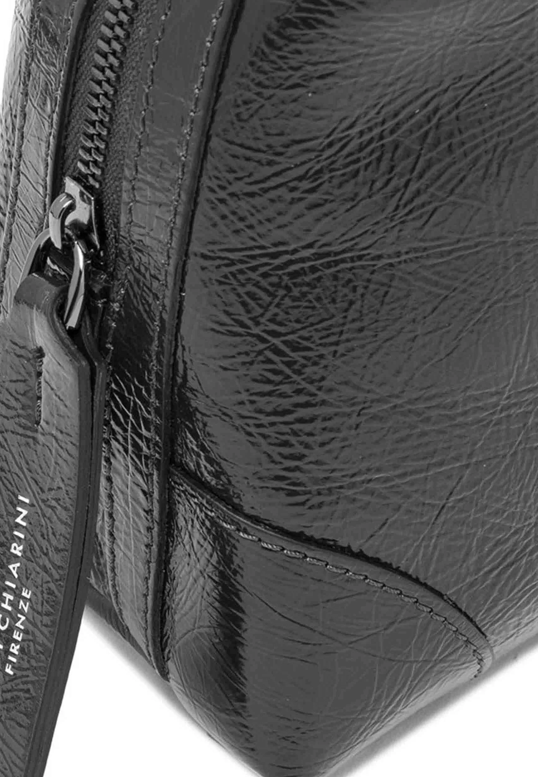 Borsa Donna A Tracolla Alifa In Naplack Nero Con Manici E Tracolla In Tinta*Gianni Chiarini Best
