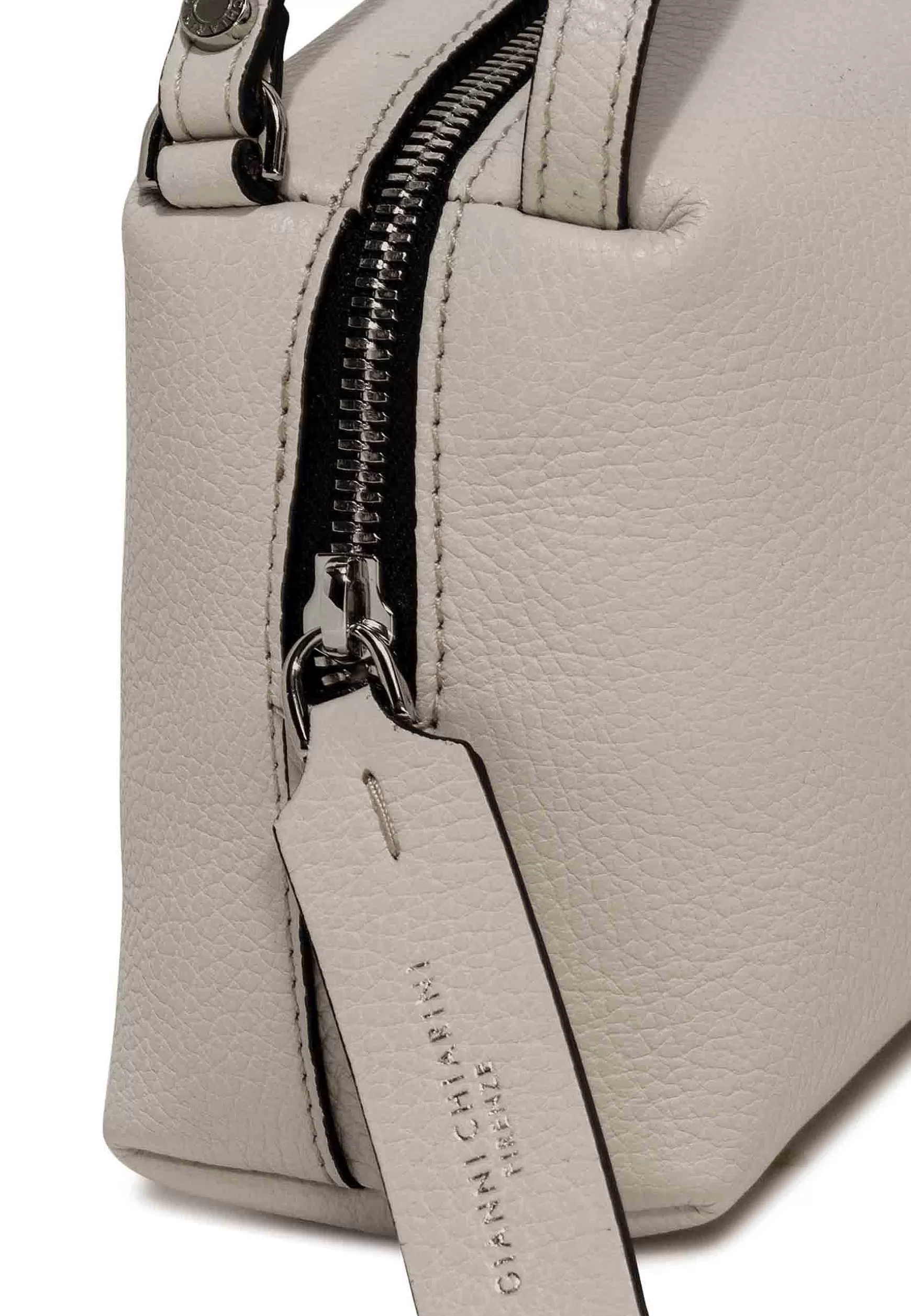 Borsa Donna A Tracolla Alifa In Pelle Beige Con Tracolla In Tinta Removibile*Gianni Chiarini Hot