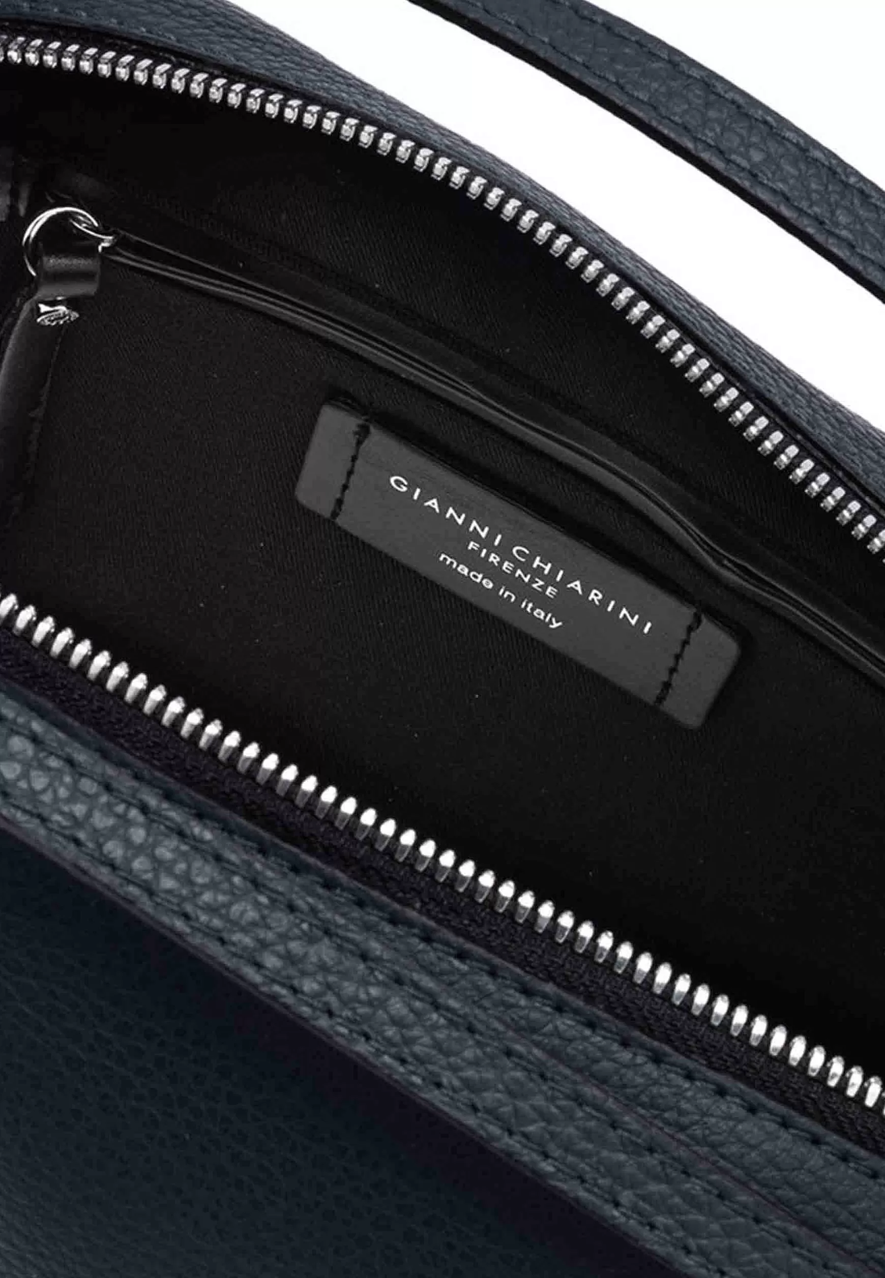Borsa Donna A Tracolla Alifa In Pelle Blu Con Manici E Tracolla In Tinta*Gianni Chiarini Clearance