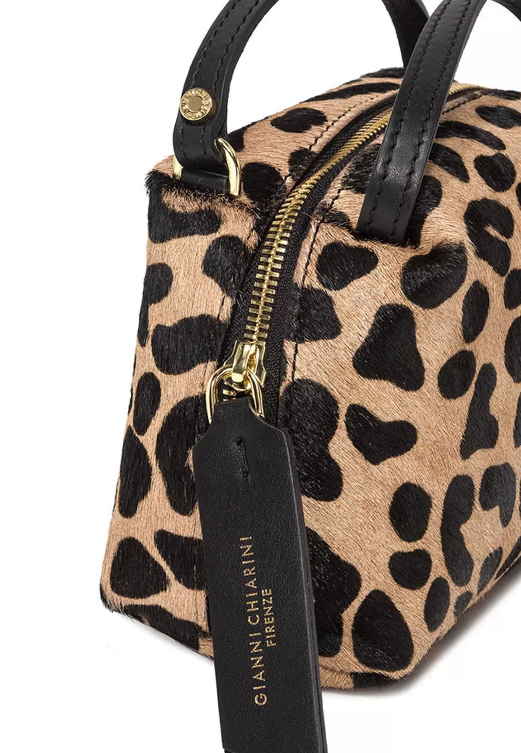 Borsa Donna A Tracolla Alifa In Pelle Maculata Con Tracolla In Tinta Removibile*Gianni Chiarini Flash Sale