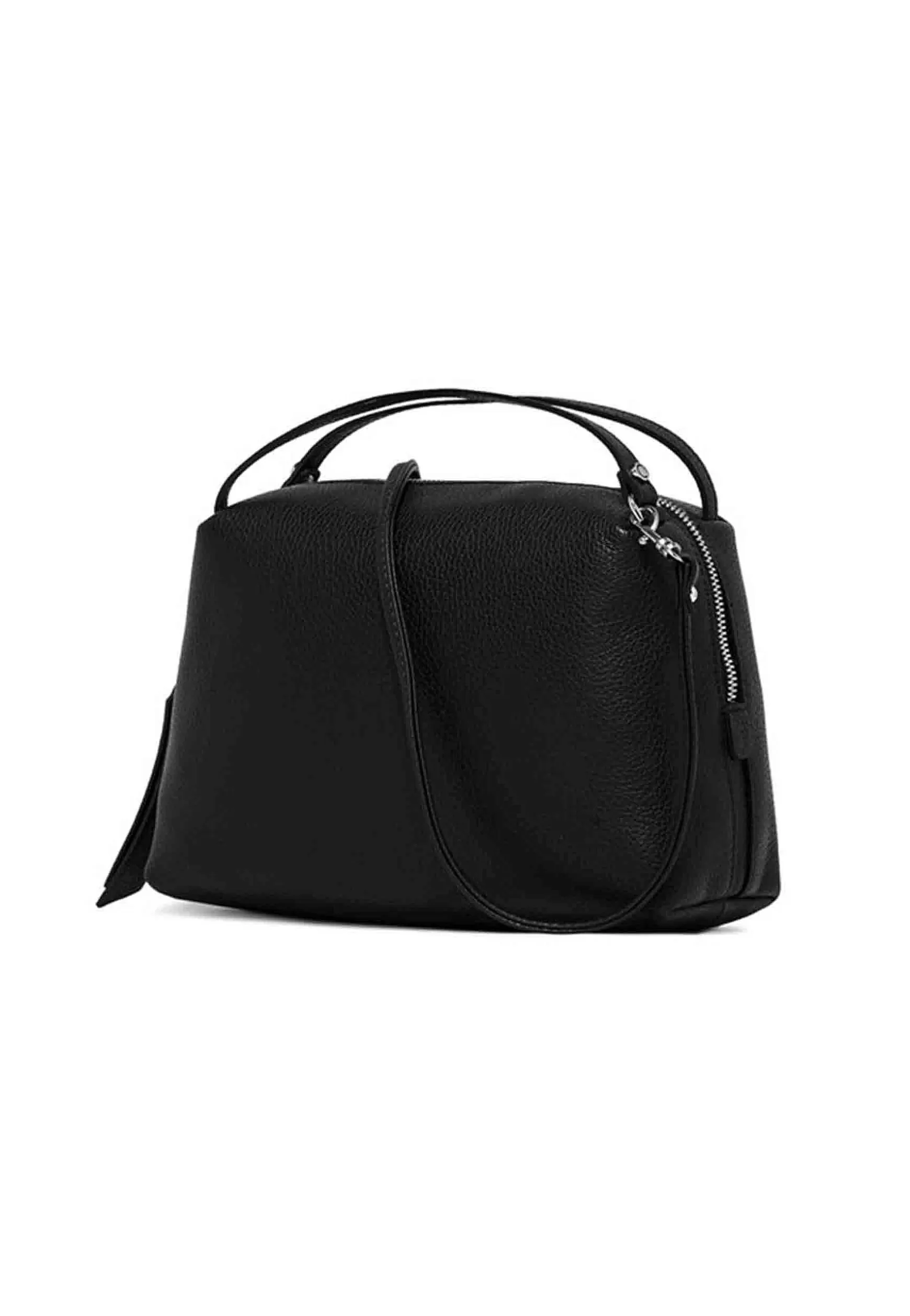 Borsa Donna A Tracolla Alifa In Pelle Nera Con Manici E Tracolla In Tinta*Gianni Chiarini Flash Sale