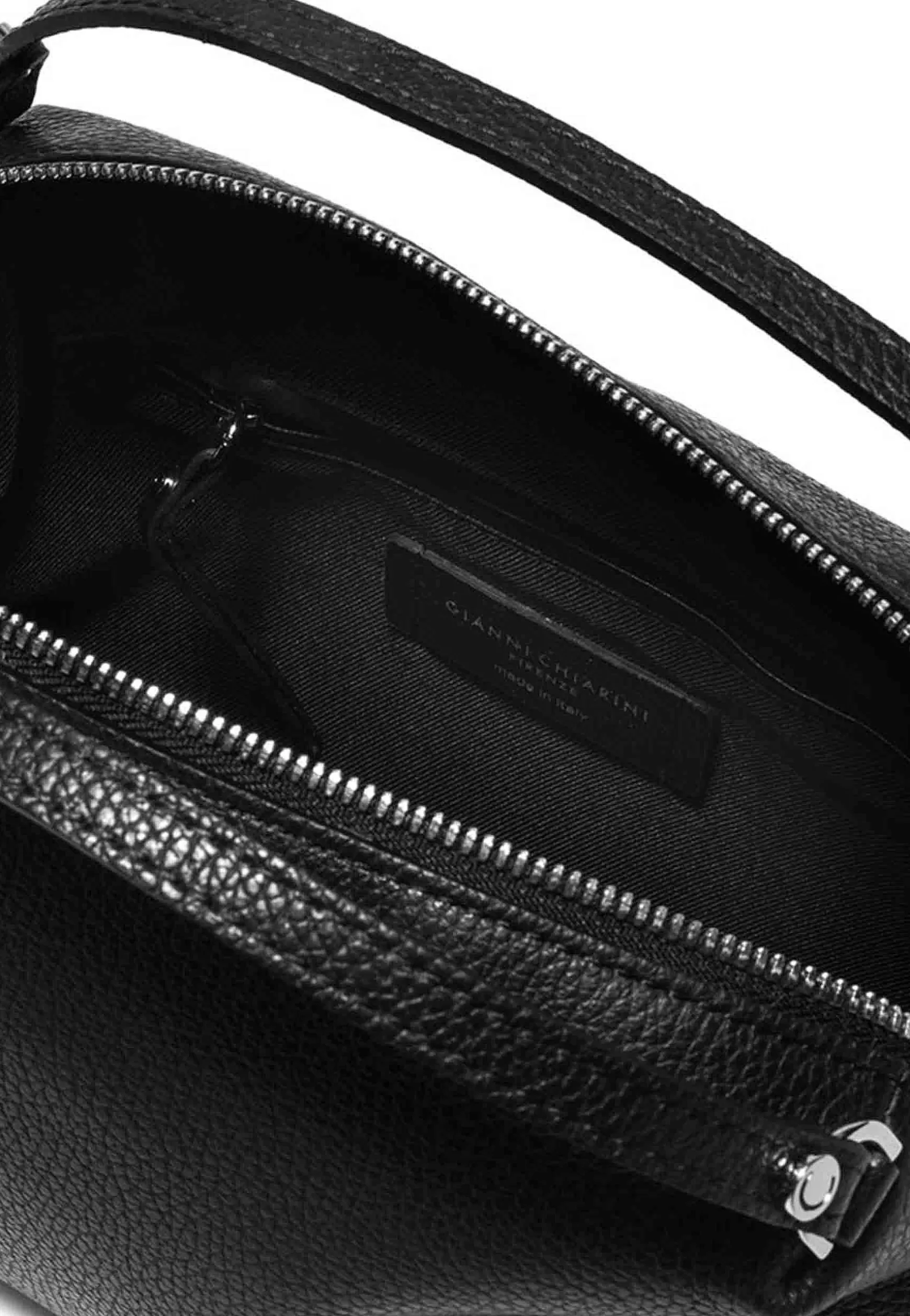 Borsa Donna A Tracolla Alifa In Pelle Nera Con Manici E Tracolla In Tinta*Gianni Chiarini Flash Sale