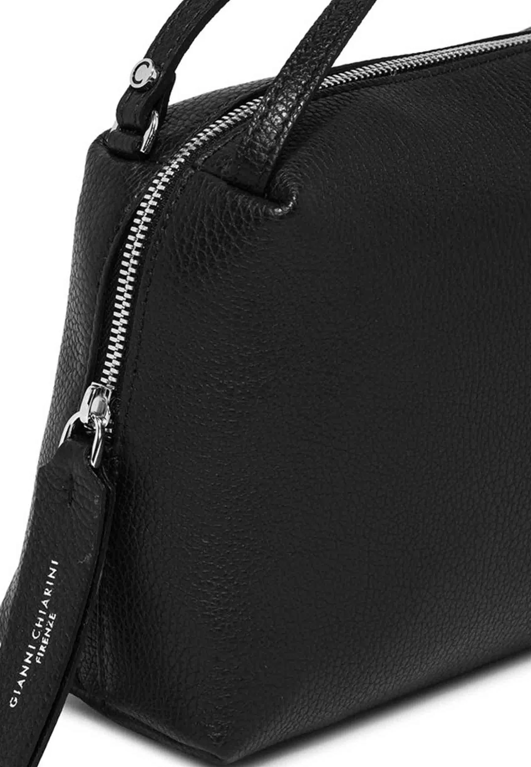 Borsa Donna A Tracolla Alifa In Pelle Nera Con Manici E Tracolla In Tinta*Gianni Chiarini Flash Sale