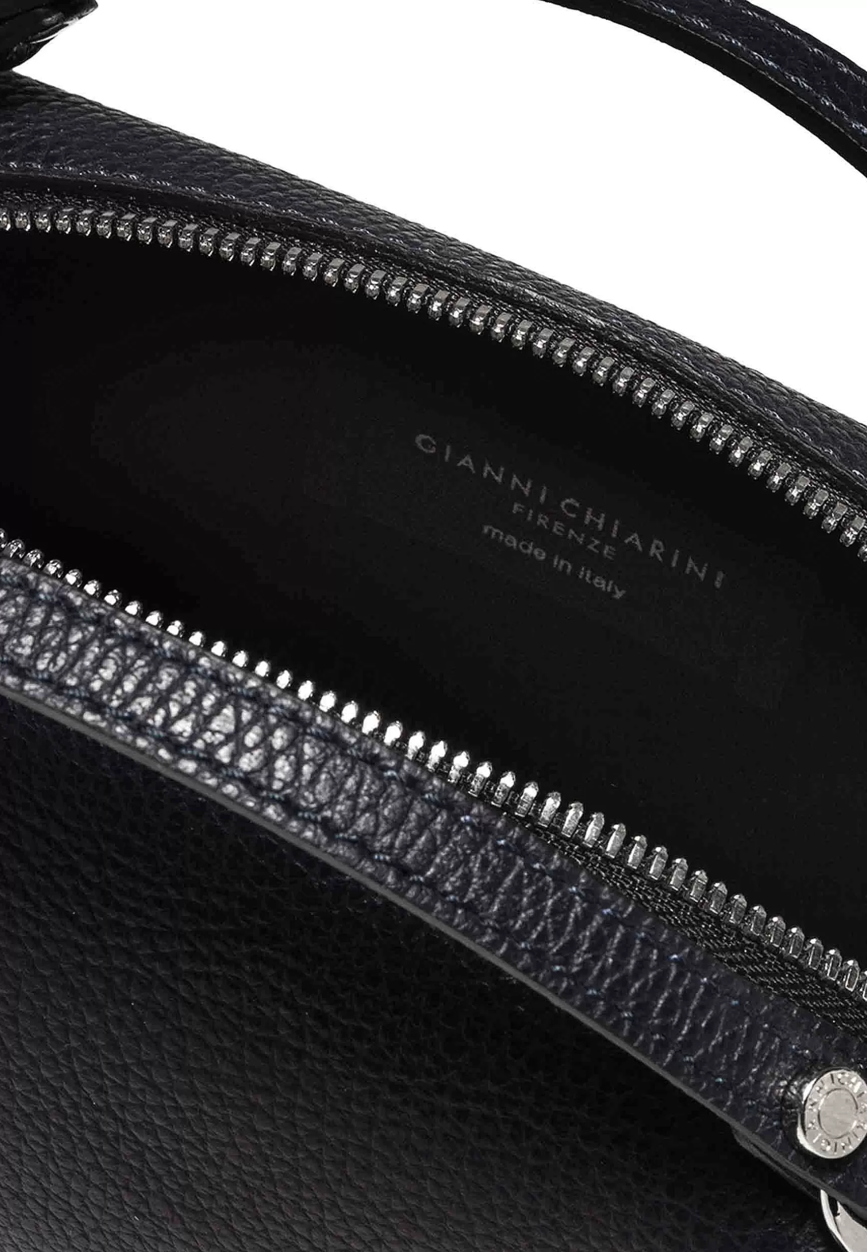 Borsa Donna A Tracolla Alifa In Pelle Nera Con Tracolla In Tinta Removibile*Gianni Chiarini Outlet