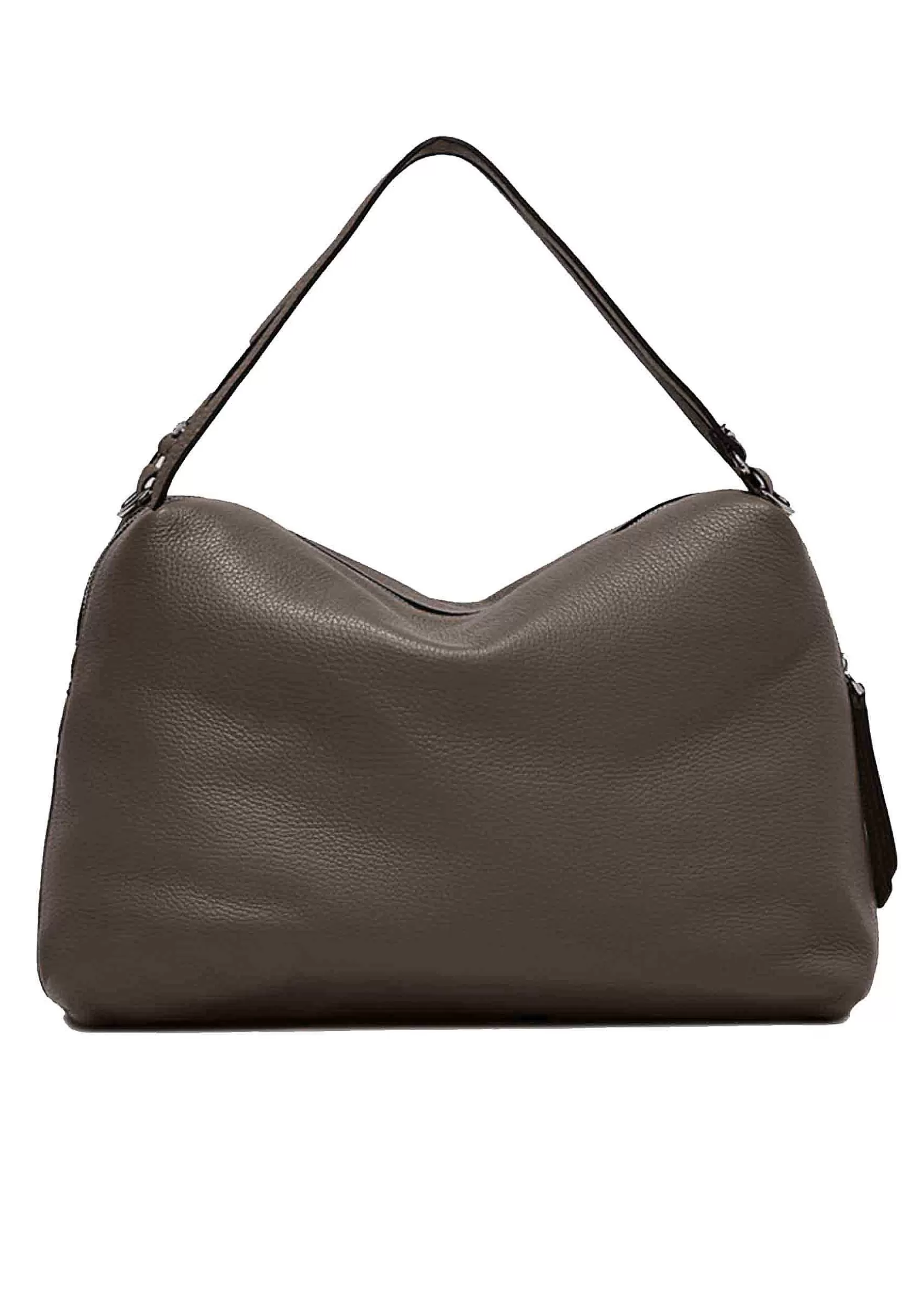 Borsa Donna A Tracolla Alifa In Pelle Testa Di Moro Con Manici E Tracolla In Tinta*Gianni Chiarini Best Sale