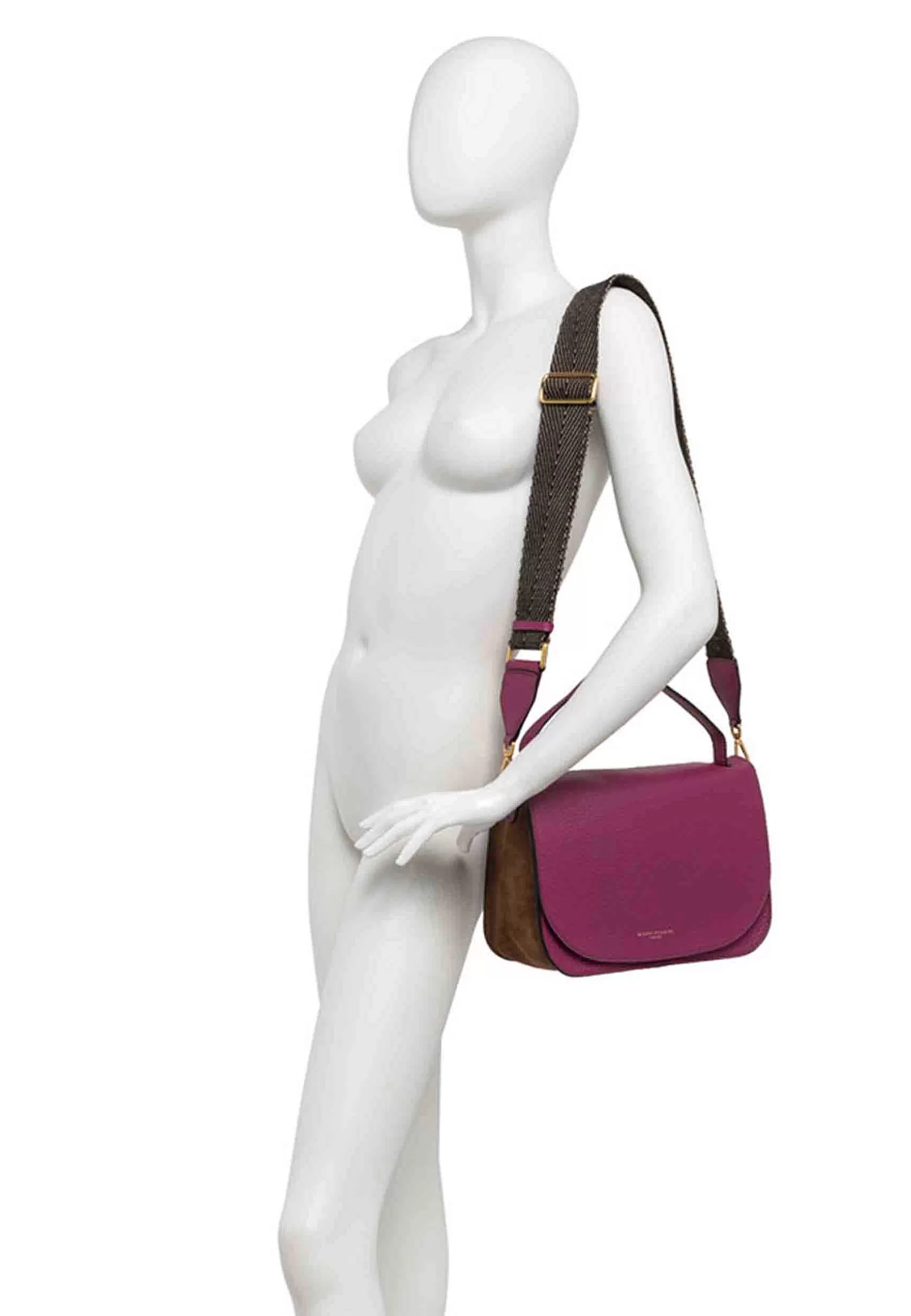 Borsa Donna A Tracolla Tara In Pelle Verde Con Tacolla E Manico*Gianni Chiarini Outlet