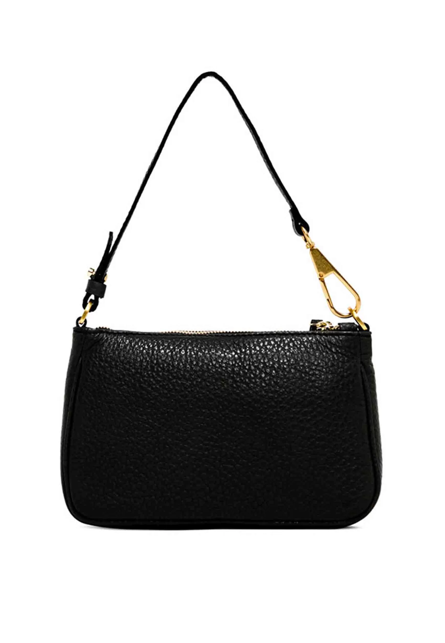 Borsa Donna Pochette A Spalla Brooke In Pelle Nera Con Manico E Tracolla In Tinta*Gianni Chiarini Online
