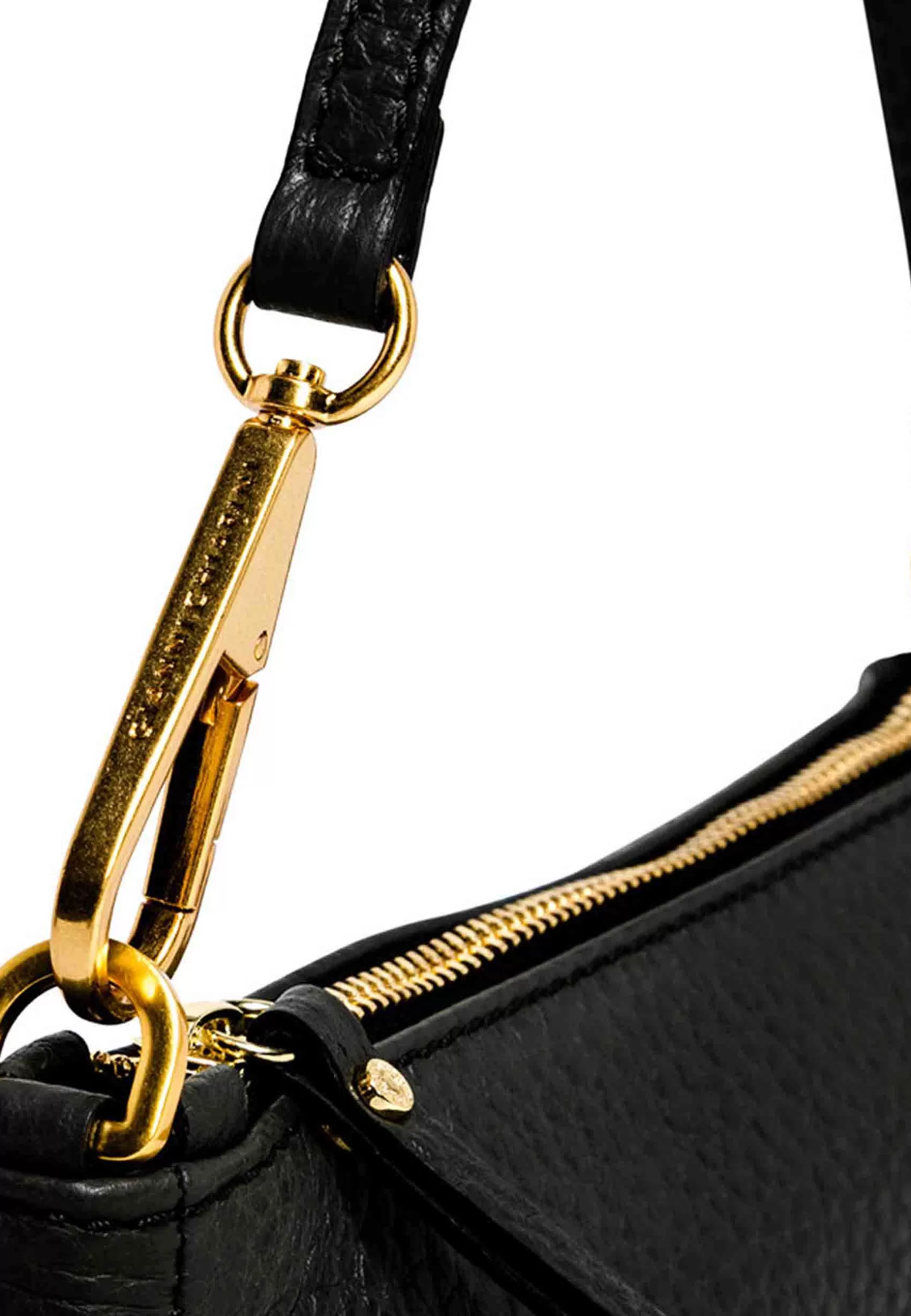 Borsa Donna Pochette A Spalla Brooke In Pelle Nera Con Manico E Tracolla In Tinta*Gianni Chiarini Online