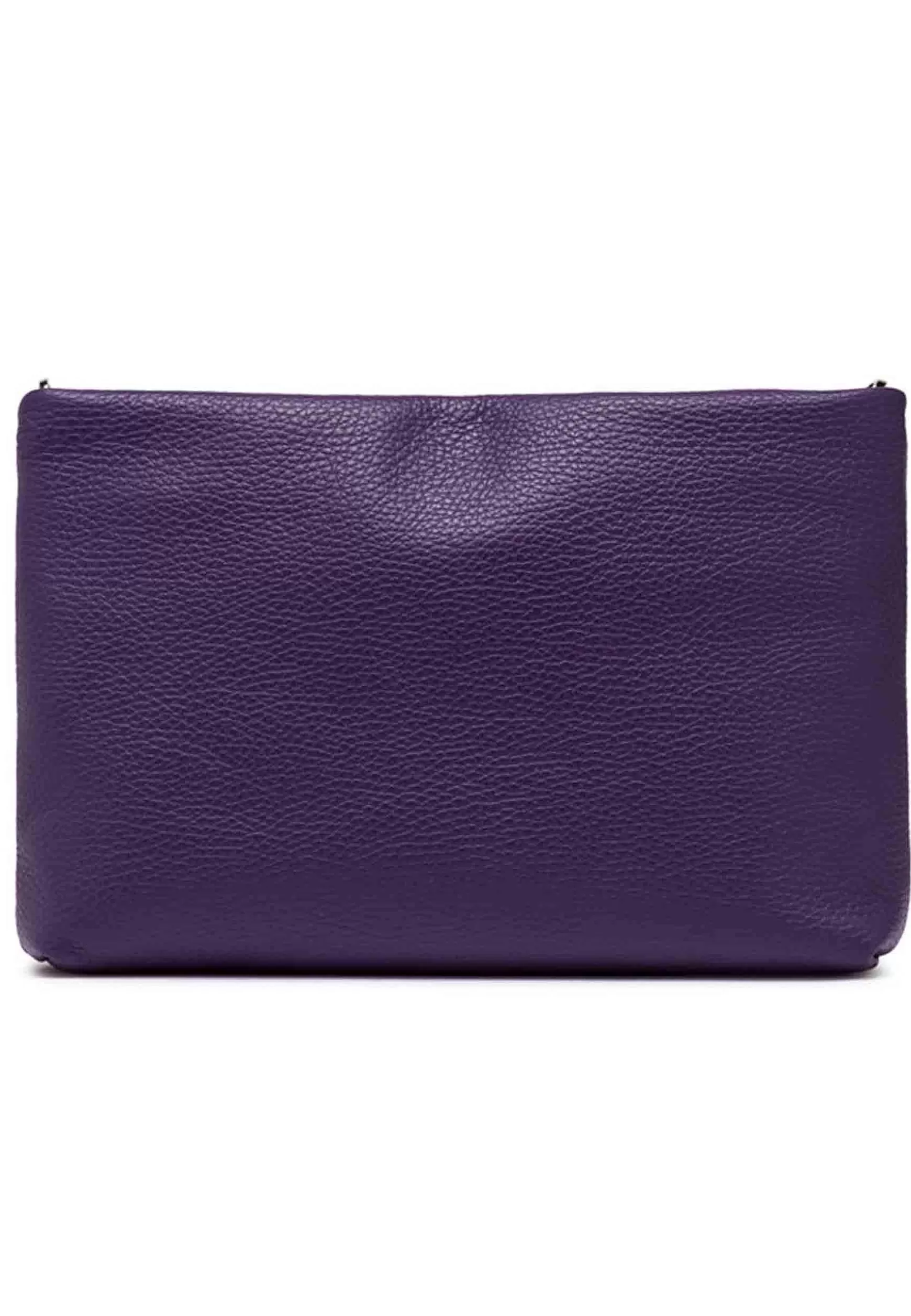 Borsa Donna Pochette Brenda In Pelle Viola Con Manico In Resina*Gianni Chiarini Store