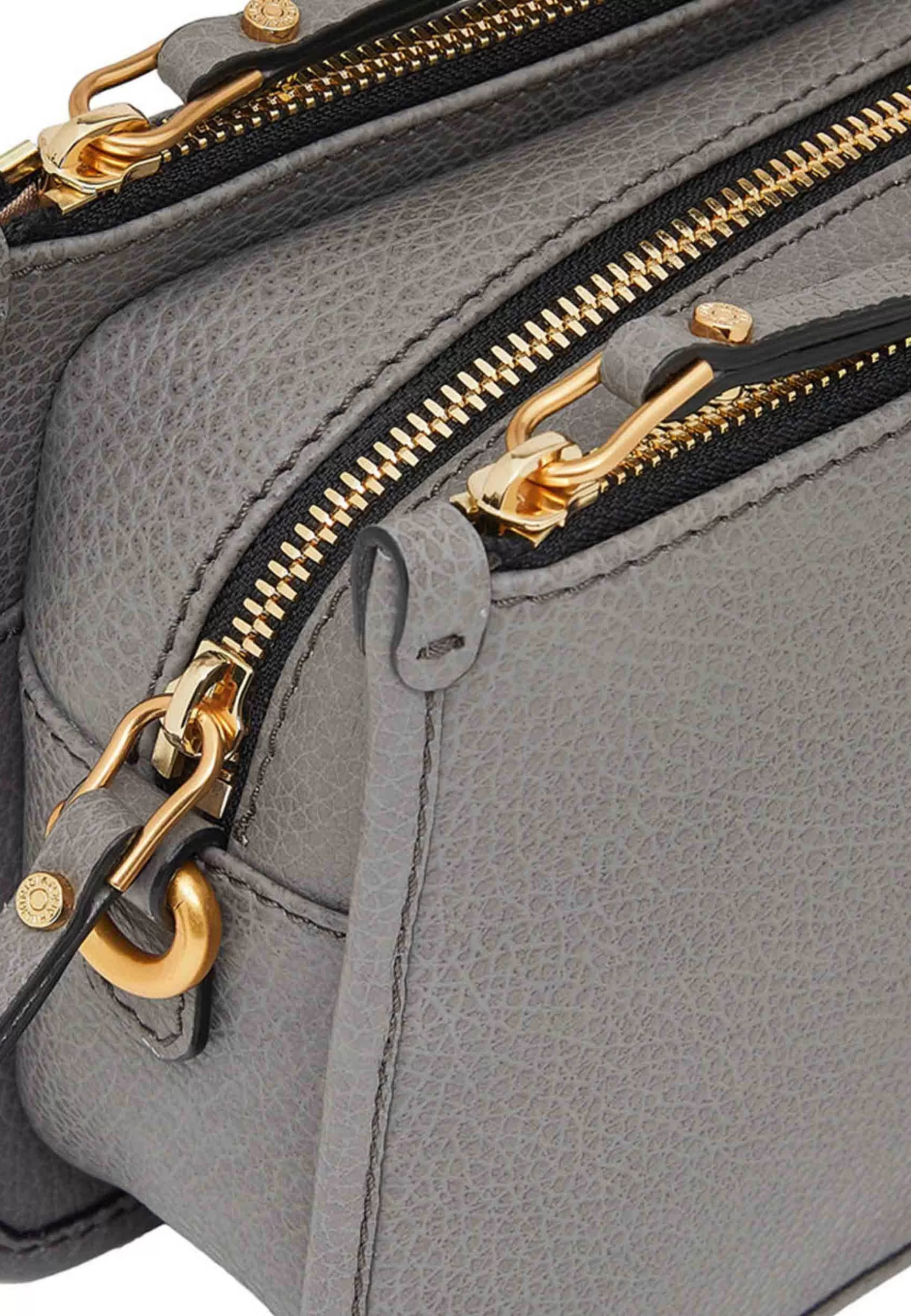 Borsa Donna Pochette Debbie New In Pelle Grigia Con Tracolla In Tessuto*Gianni Chiarini Fashion