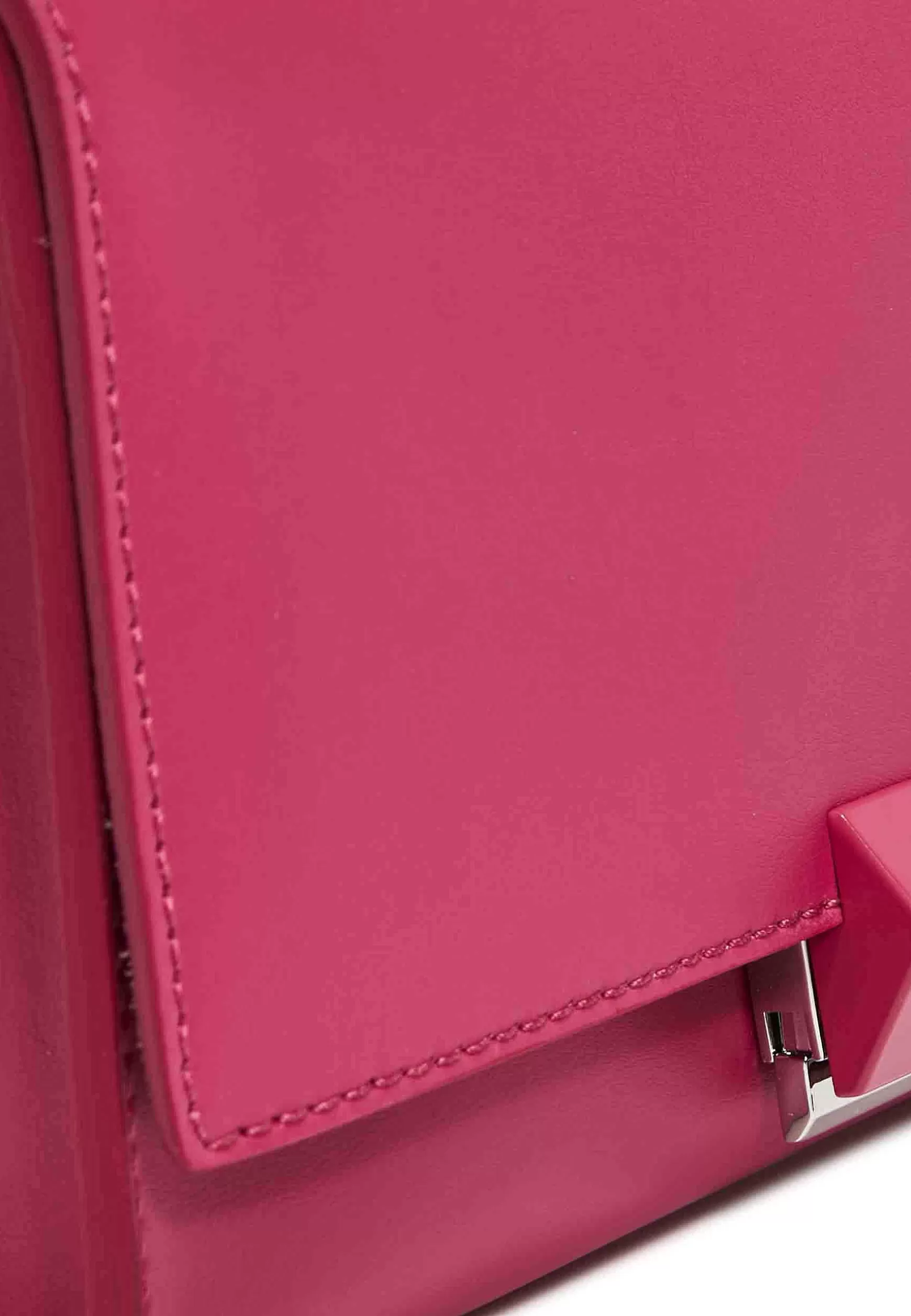 Borsa Donna Pochette Rigida Lily In Pelle Rosso Chiaro Con Tracolla*Gianni Chiarini Store