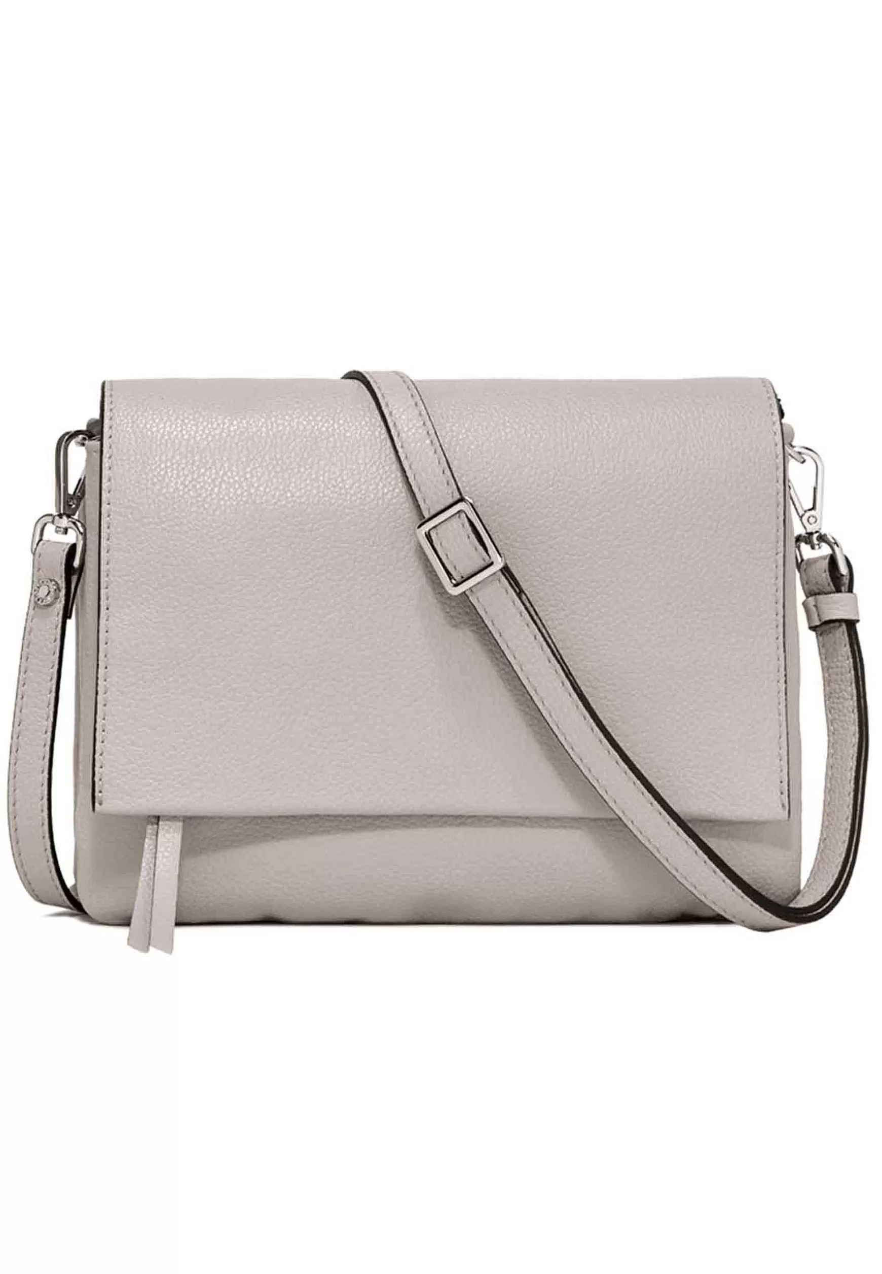 Borsa Donna Pochette Three In Pelle Beige Con Patta Tracolla Removibile*Gianni Chiarini Best