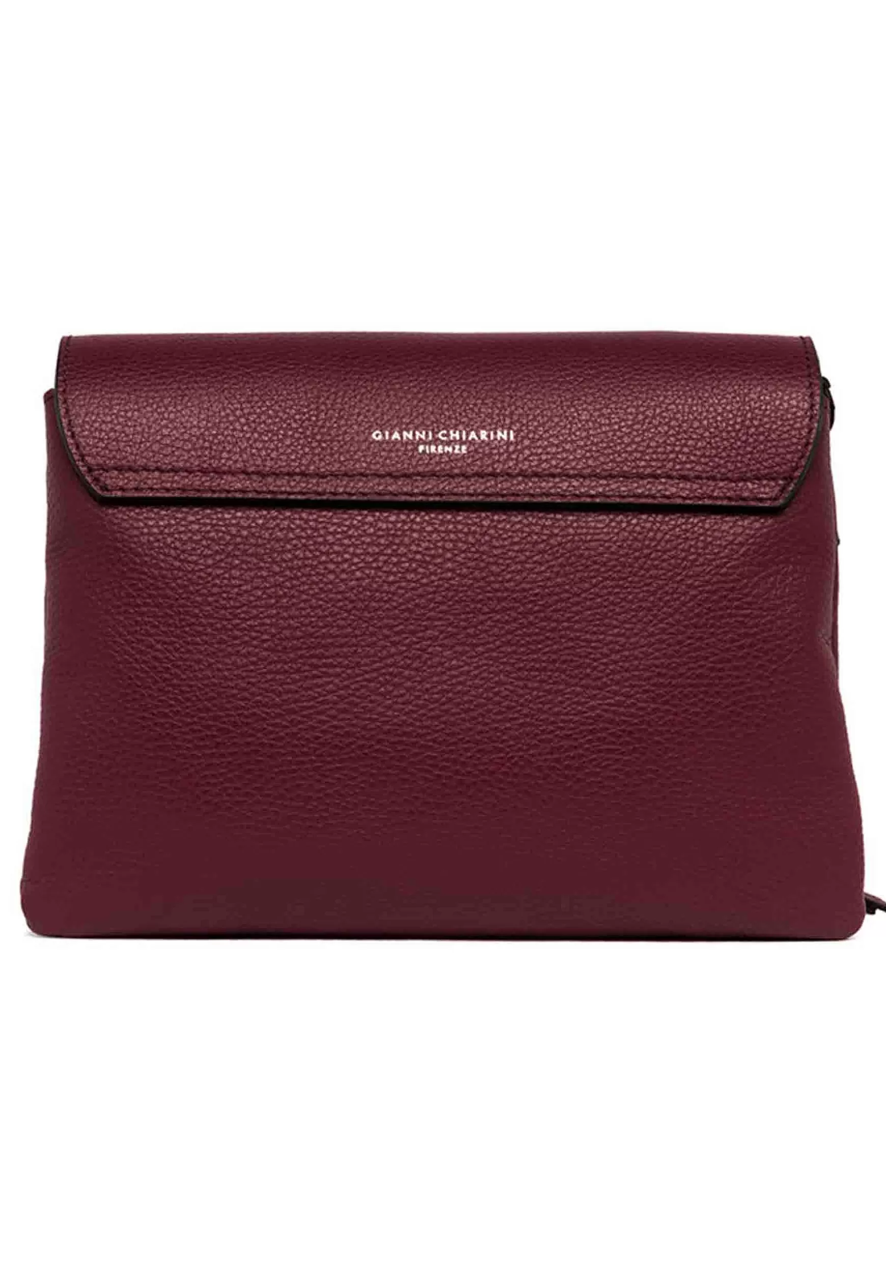 Borsa Donna Pochette Three In Pelle Bordeaux Con Patta Tracolla Removibile*Gianni Chiarini Sale