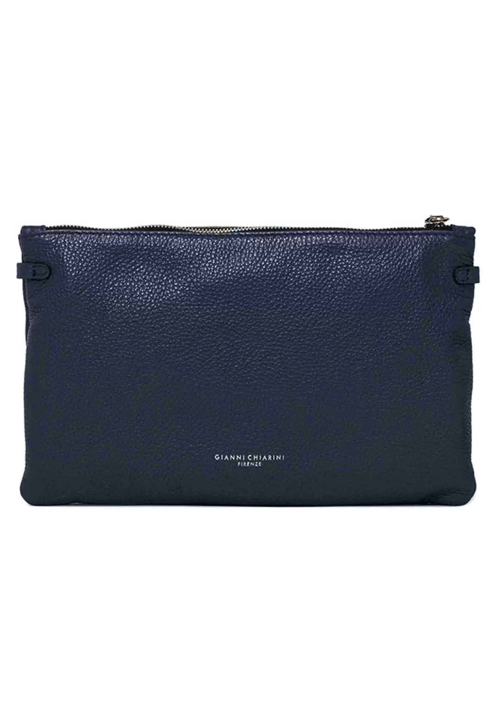Borsa Pochette Donna Herrmy In Pelle Blu Con Bracciale E Tracolla In Pelle*Gianni Chiarini Sale