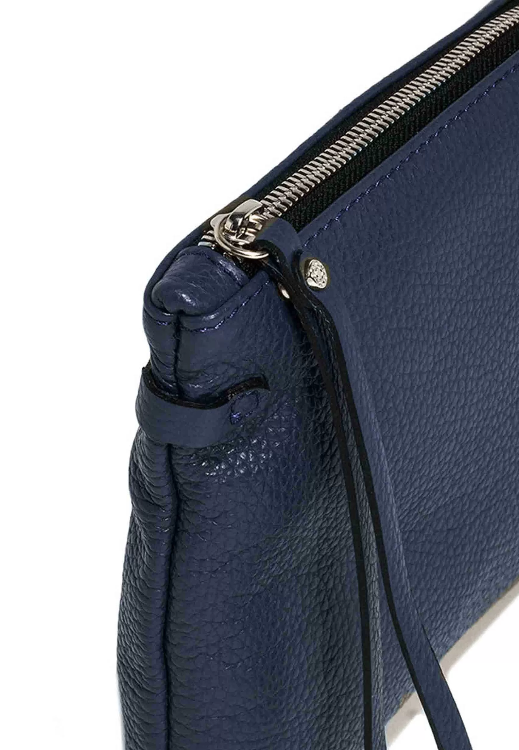 Borsa Pochette Donna Herrmy In Pelle Blu Con Bracciale E Tracolla In Pelle*Gianni Chiarini Sale