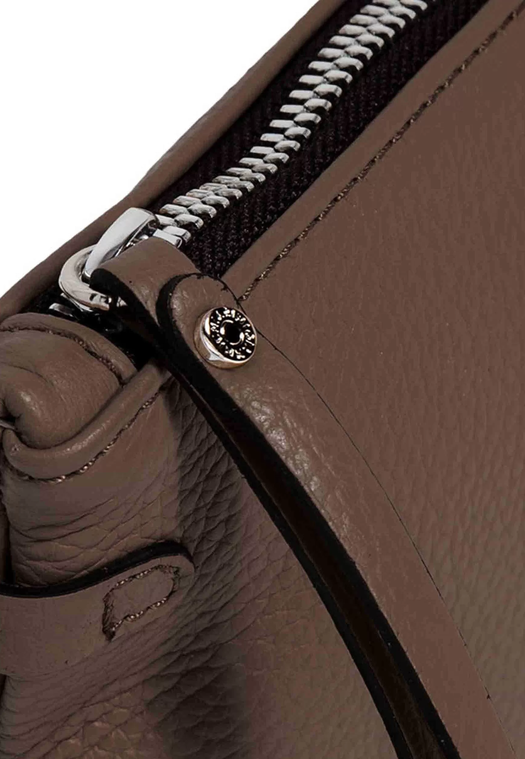 Borsa Pochette Donna Herrmy In Pelle Castoro Con Bracciale E Tracolla In Pelle*Gianni Chiarini Cheap