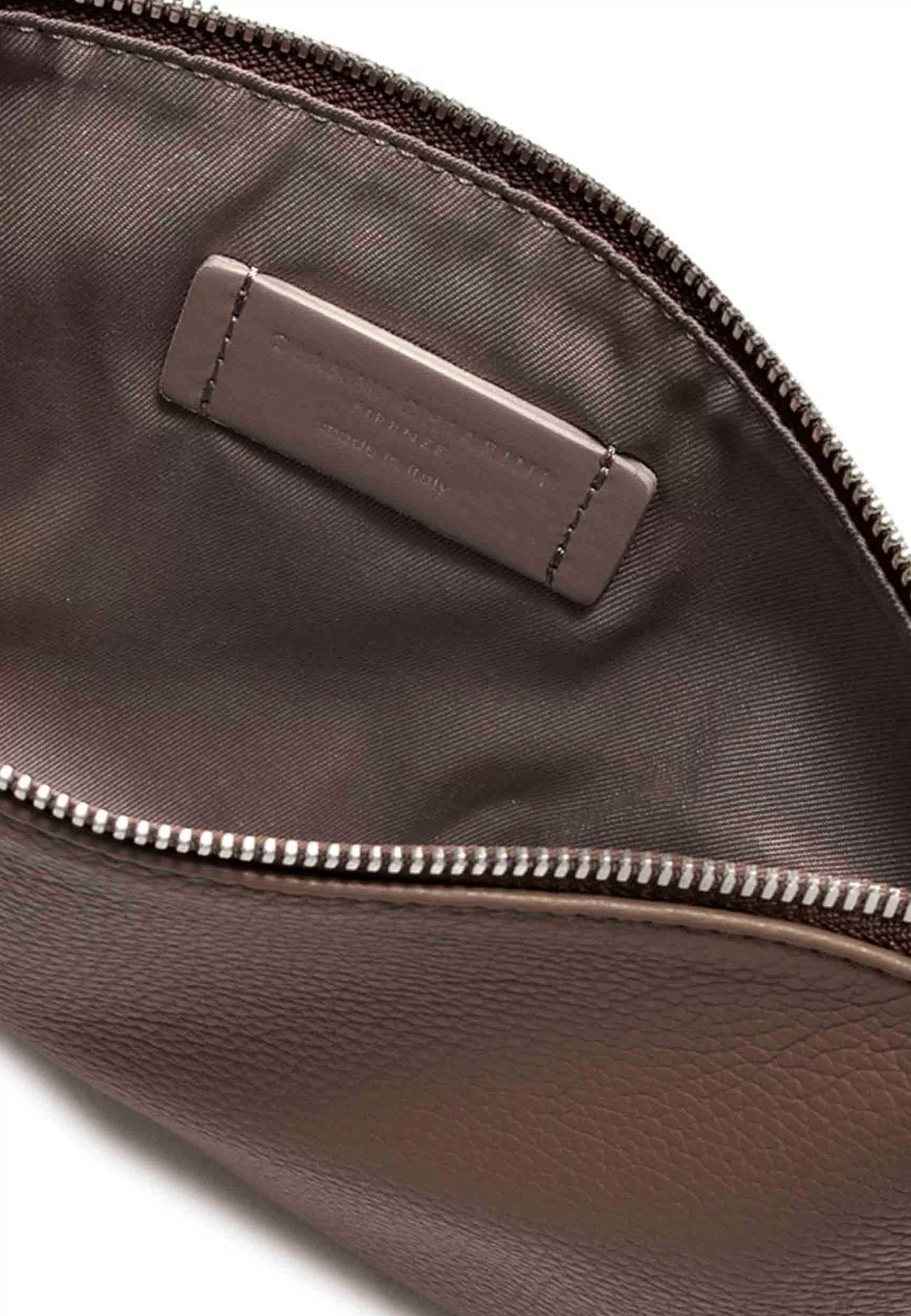 Borsa Pochette Donna Herrmy In Pelle Castoro Con Bracciale E Tracolla In Pelle*Gianni Chiarini Cheap