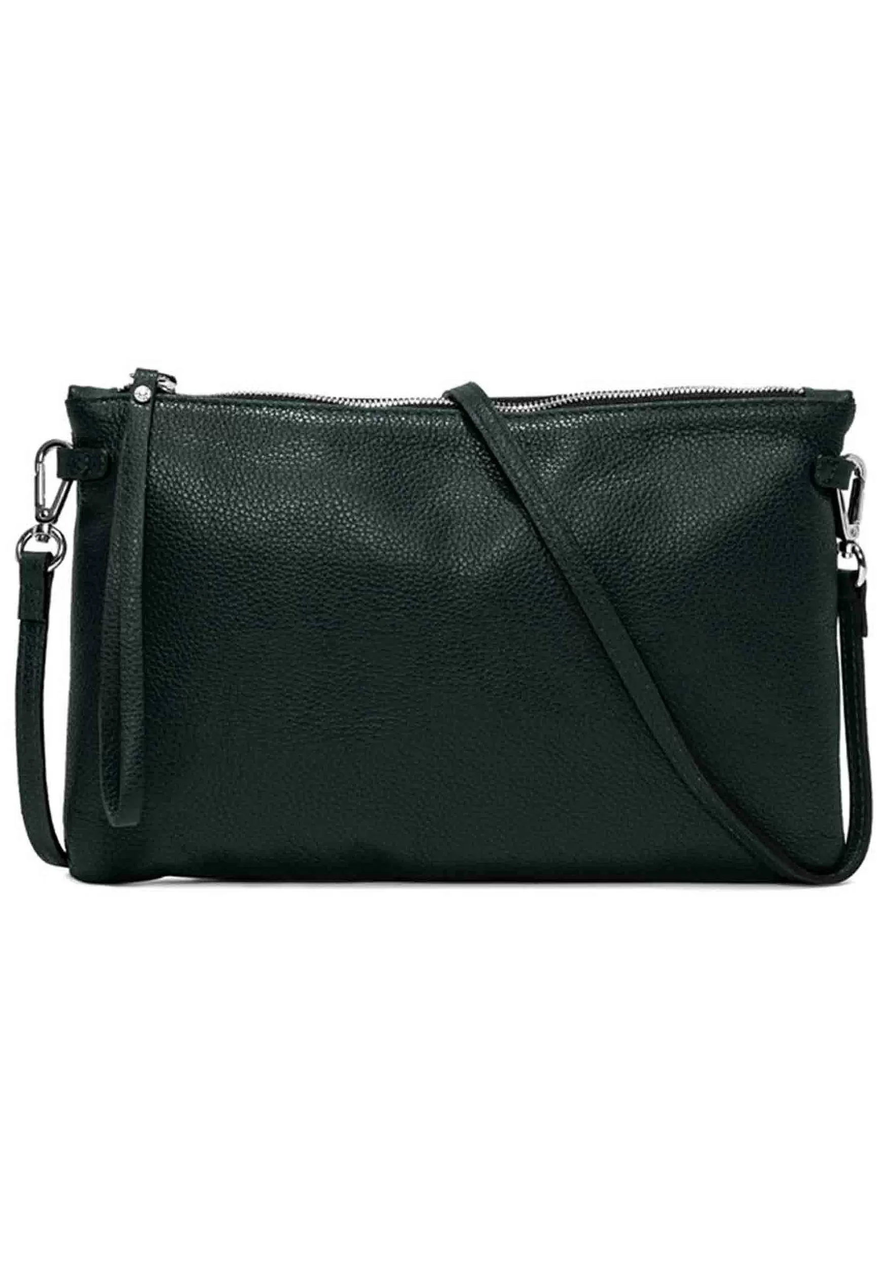 Borsa Pochette Donna Herrmy In Pelle Verde Con Bracciale E Tracolla In Pelle*Gianni Chiarini Store