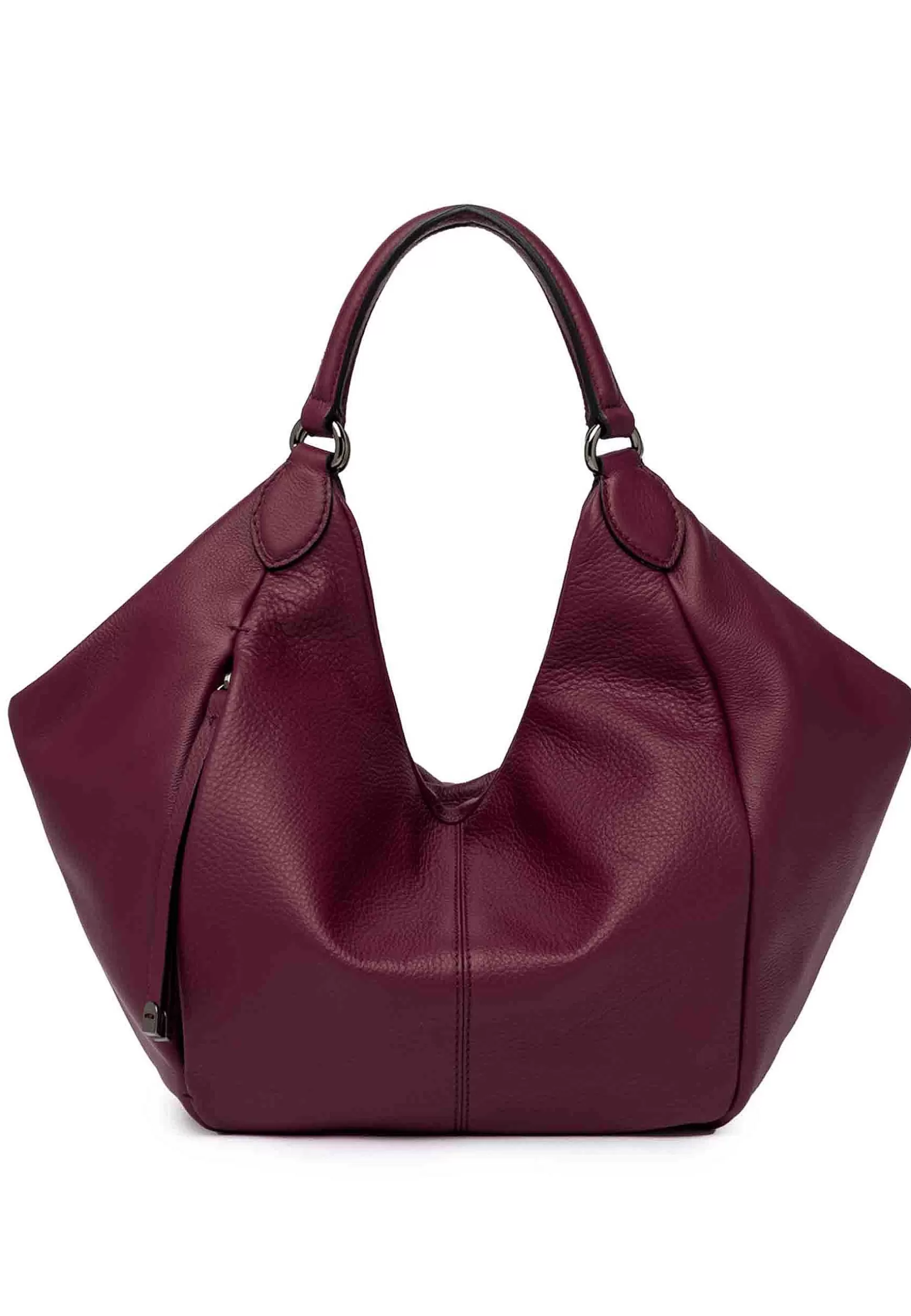 Borsa S Apalla Donna Violante In Pelle Rossa Con Doppi Manici A Tono*Gianni Chiarini Store