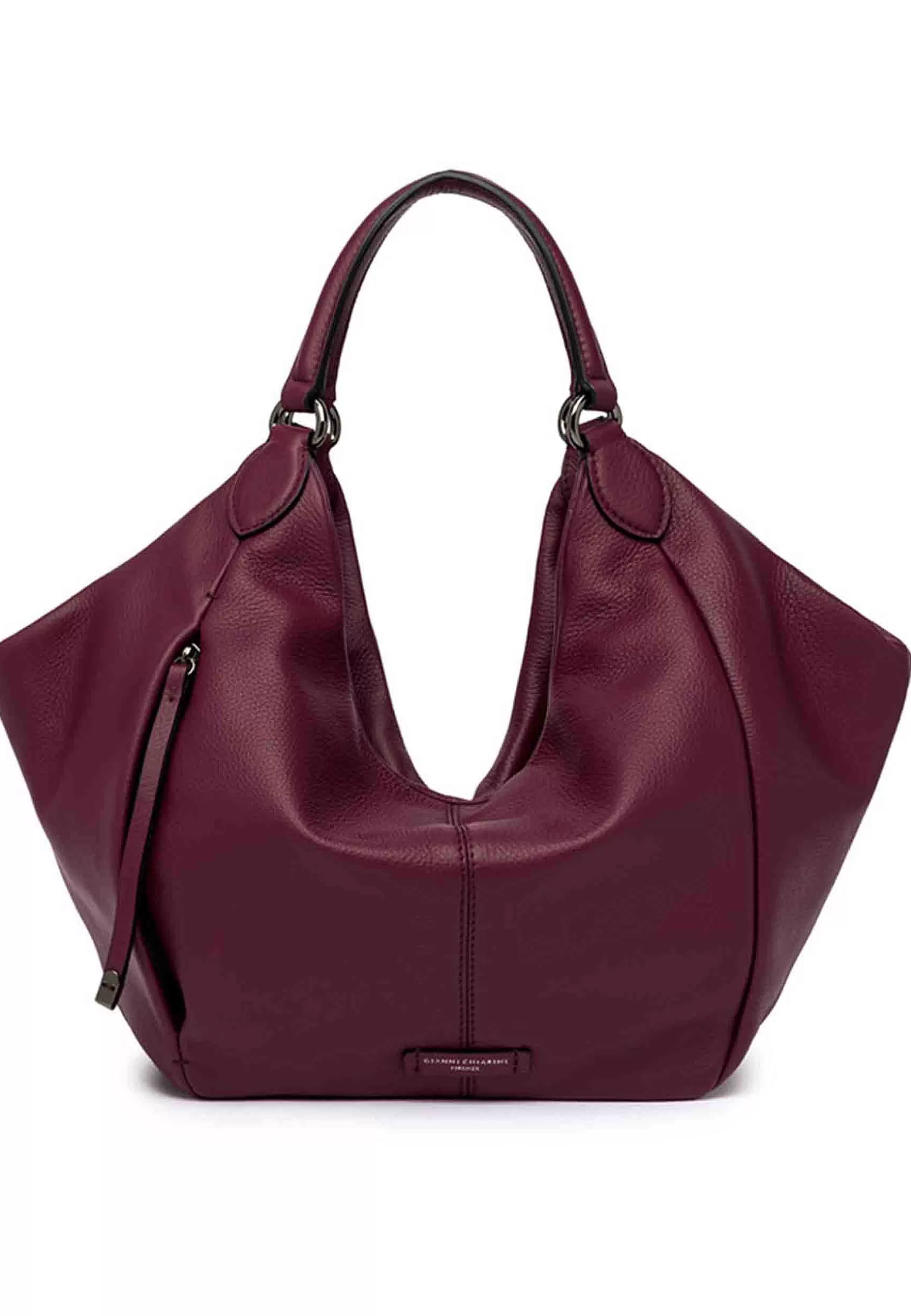 Borsa S Apalla Donna Violante In Pelle Rossa Con Doppi Manici A Tono*Gianni Chiarini Store