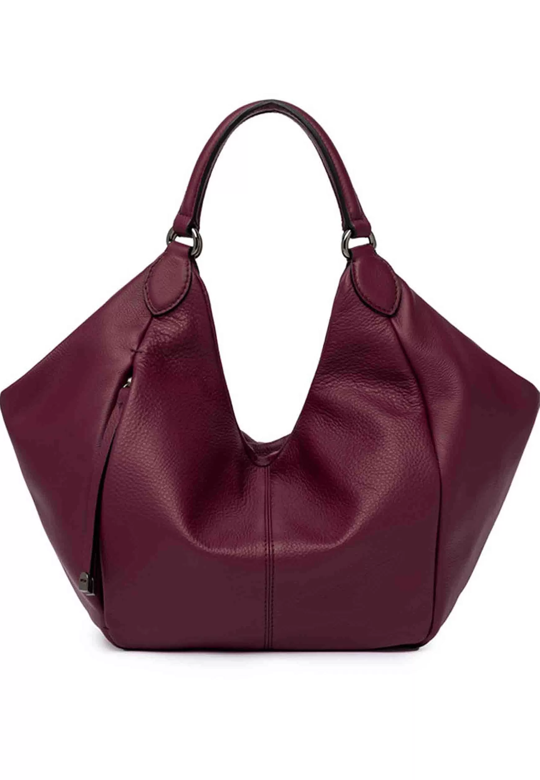 Borsa S Apalla Donna Violante In Pelle Rossa Con Doppi Manici A Tono*Gianni Chiarini Store