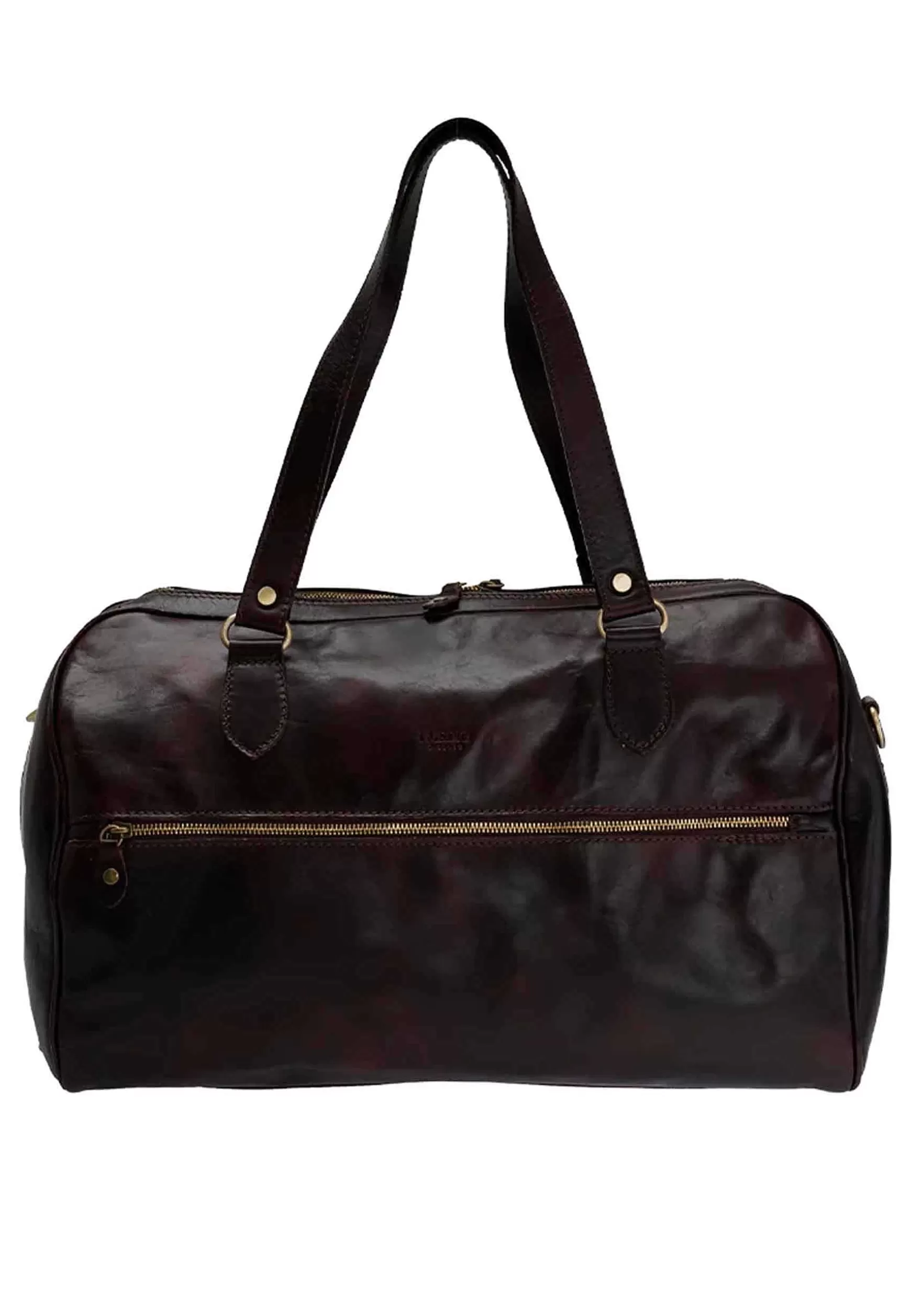 Borsa Uomo In Pelle Testa Di Moro Con Manici Lunghi*I Medici Hot