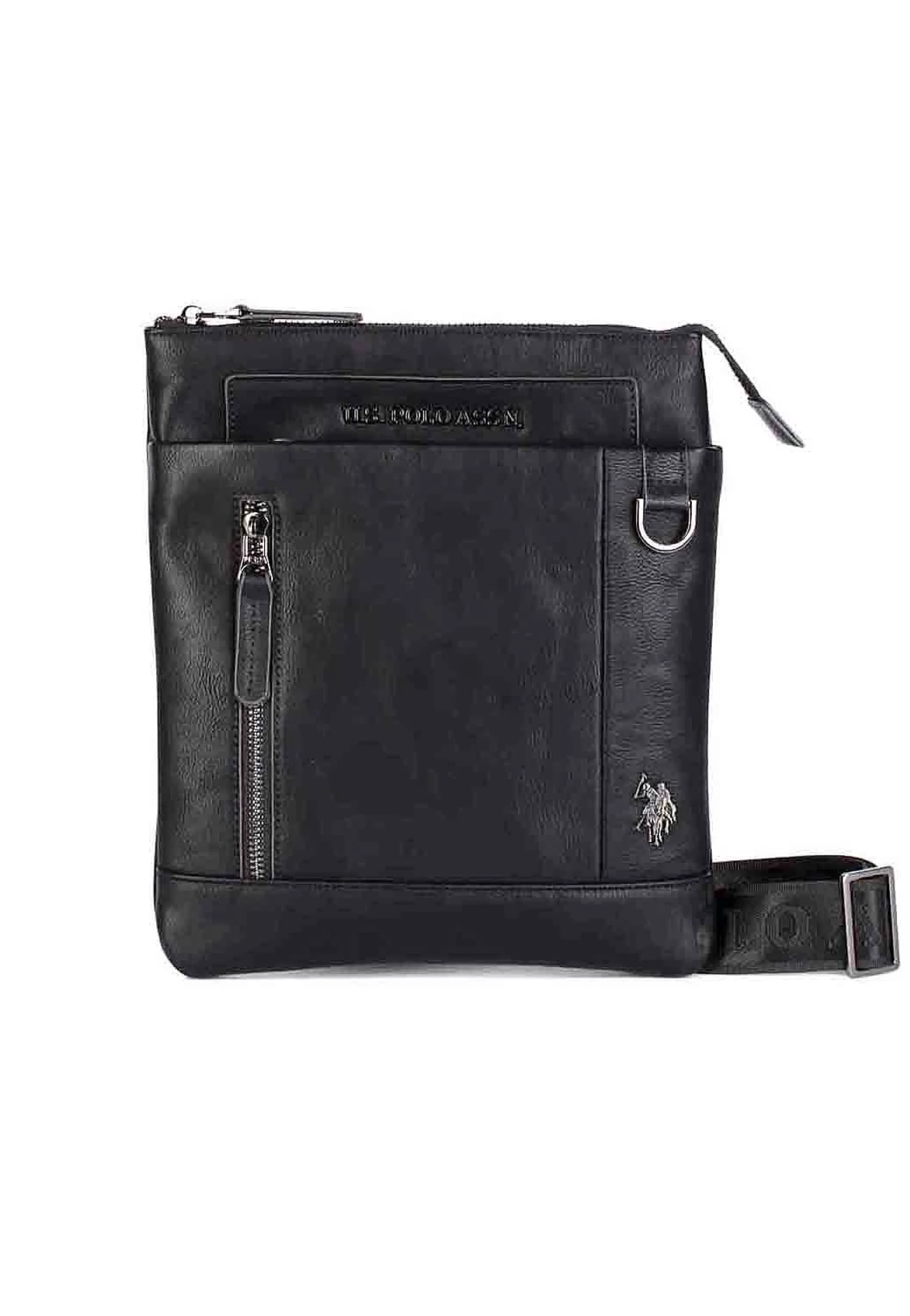 Borsello A Tracolla Uomo In Eco Pelle Nero Cambridge*U.S. Polo Assn New