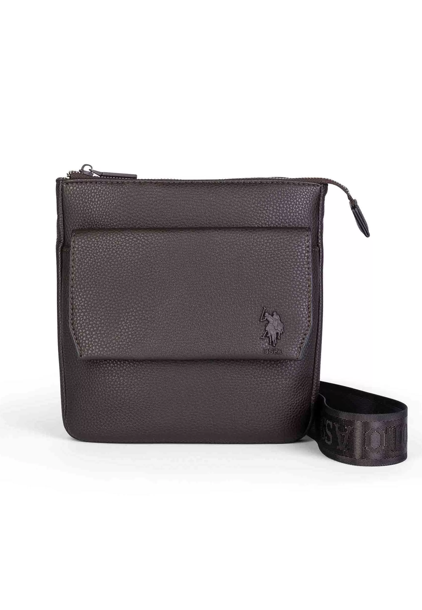 Borsello A Tracolla Uomo In Eco Pelle Testa Di Moro Seattle*U.S. Polo Assn Online