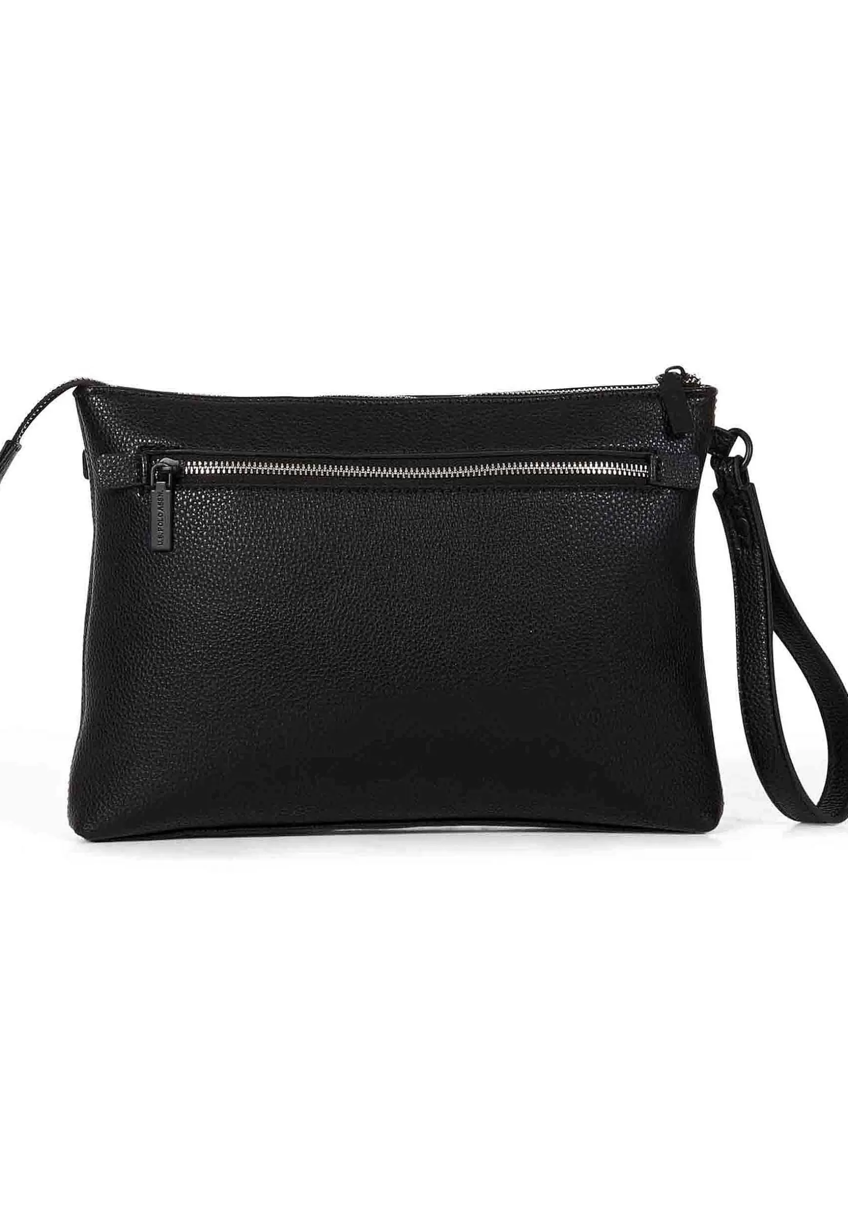 Borsello Uomo In Ecopelle Nera Con Doppia Zip Seattle Ipad*U.S. Polo Assn Discount