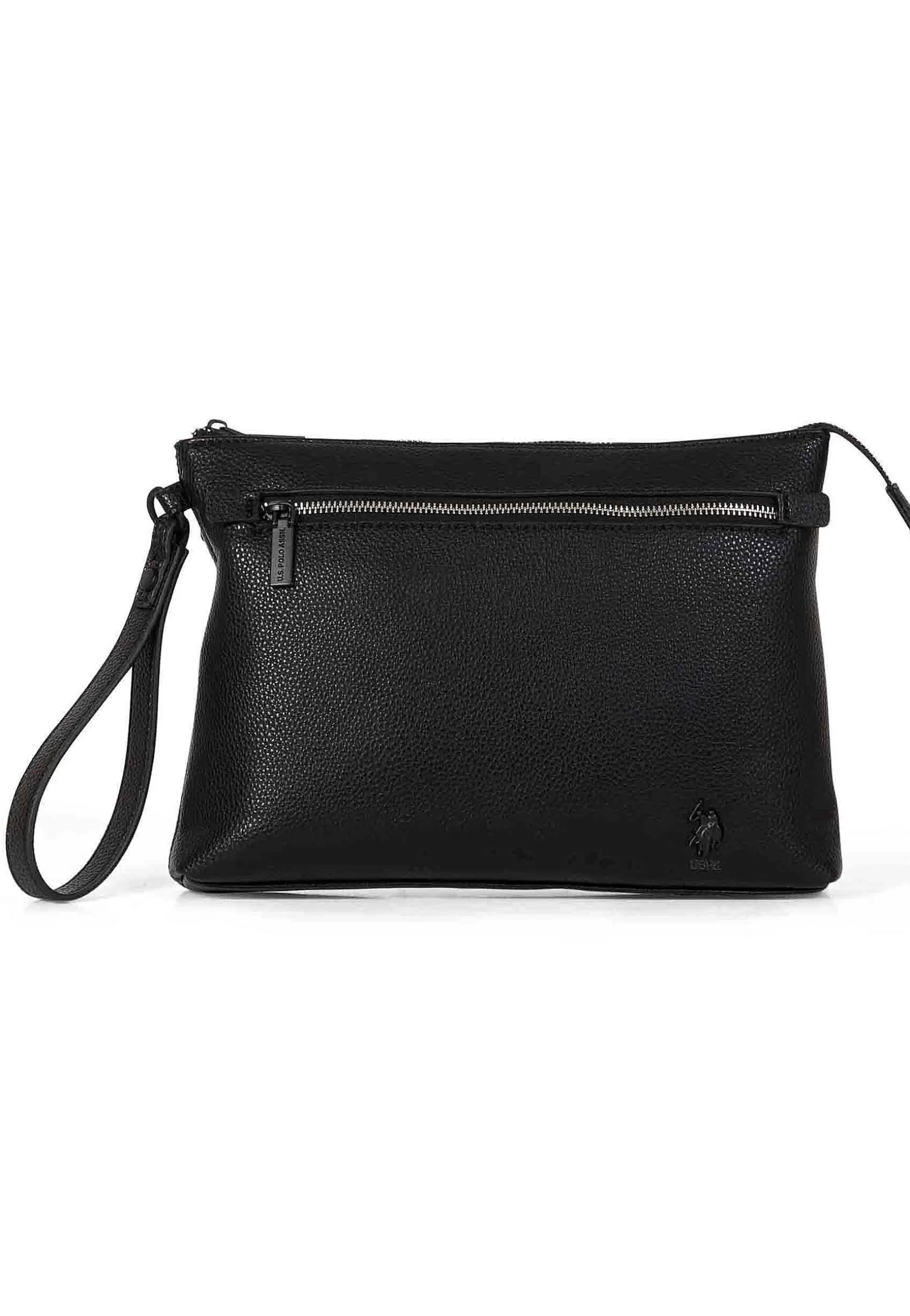 Borsello Uomo In Ecopelle Nera Con Doppia Zip Seattle Ipad*U.S. Polo Assn Discount