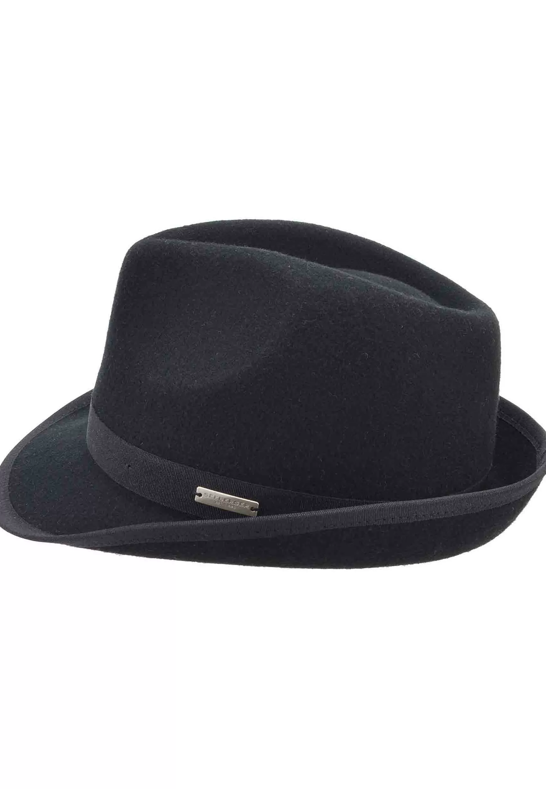 Cappello Donna Trilby In Lana Nera*Seeberger Est 1890 Best Sale