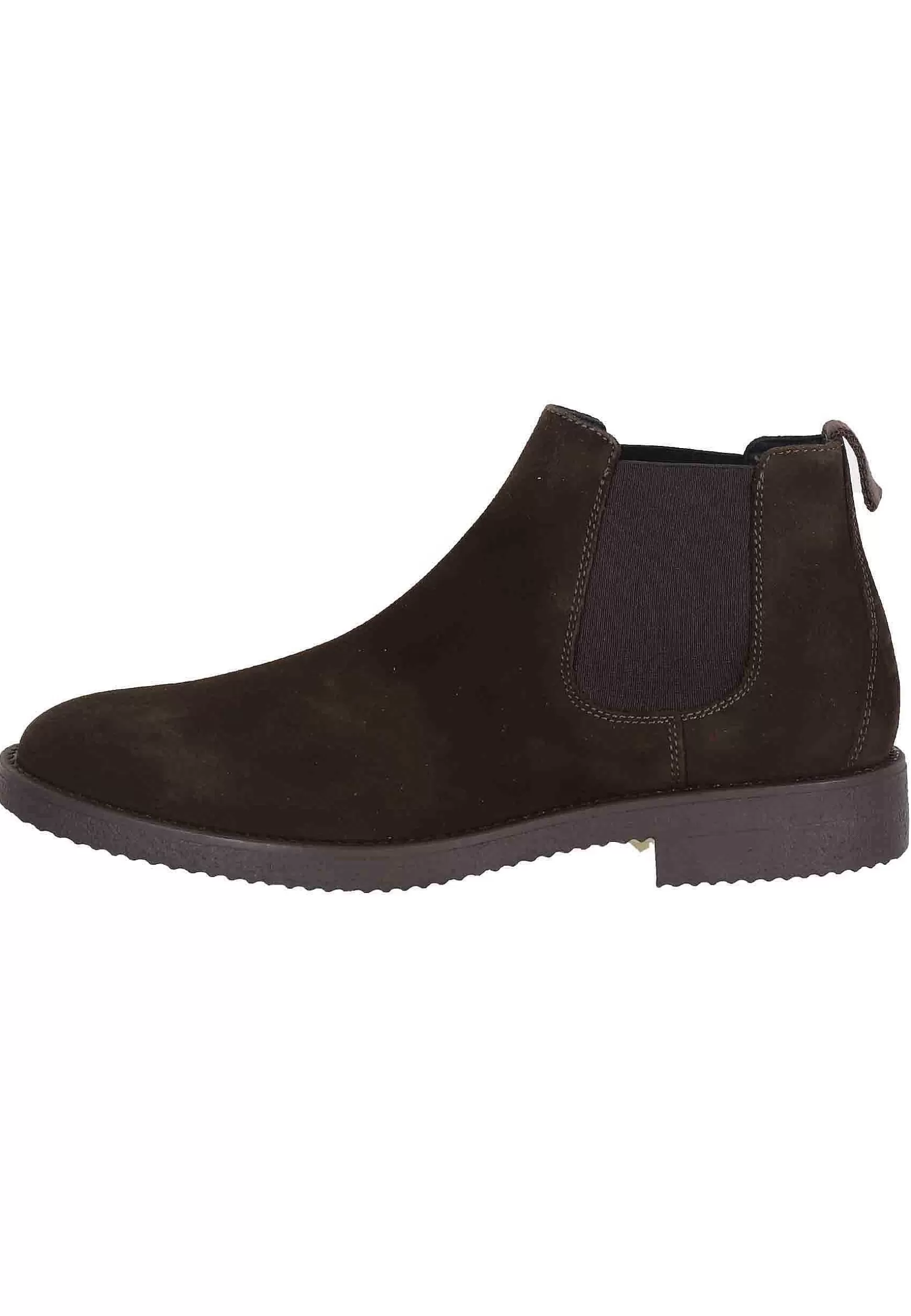 Chelsea Boots Uomo In Camoscio Testa Di Moro Con Suola In Para*Antica Cuoieria Discount