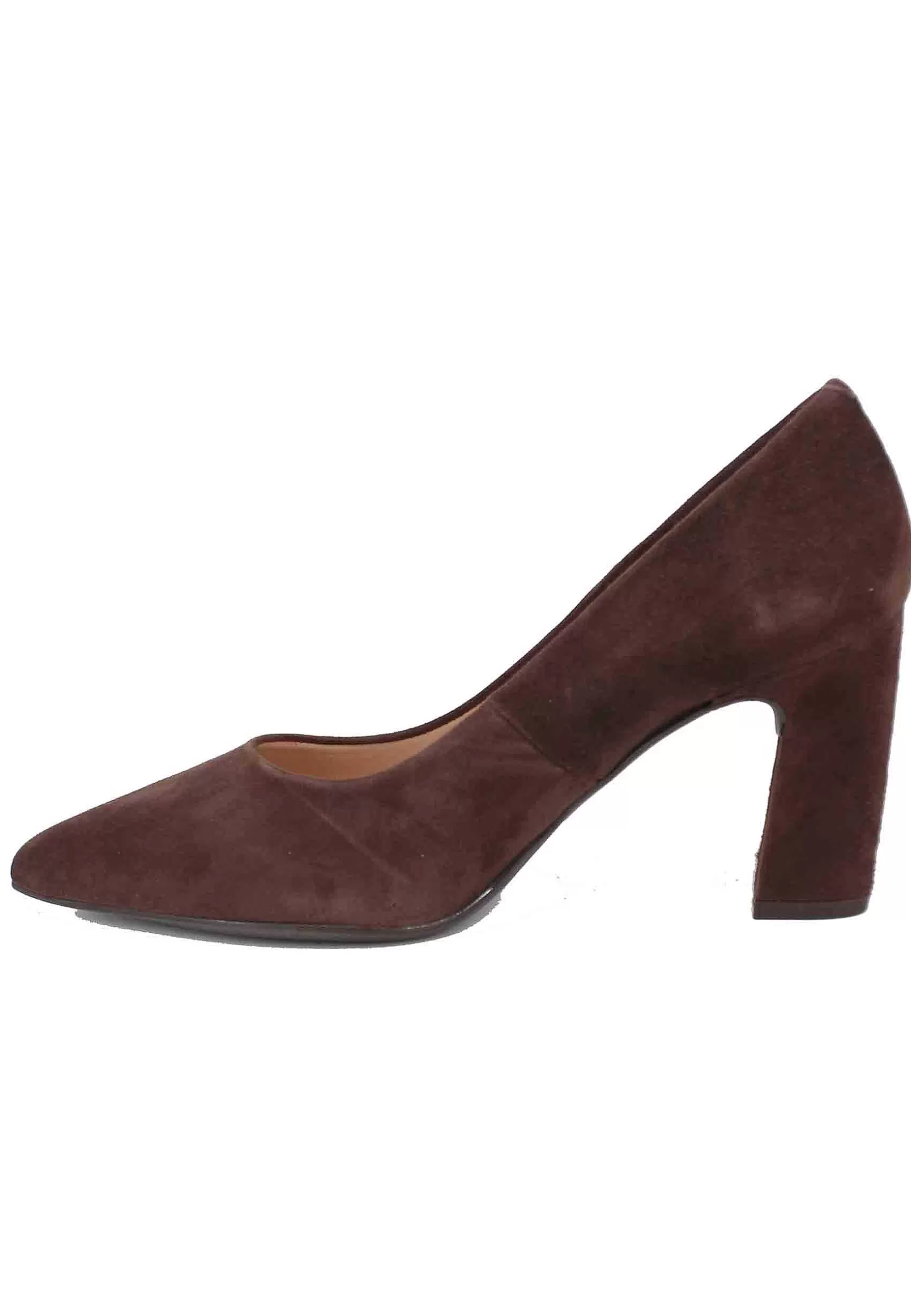 Decollete Donna In Camoscio Testa Di Moro Tacco Alto*Unisa Flash Sale