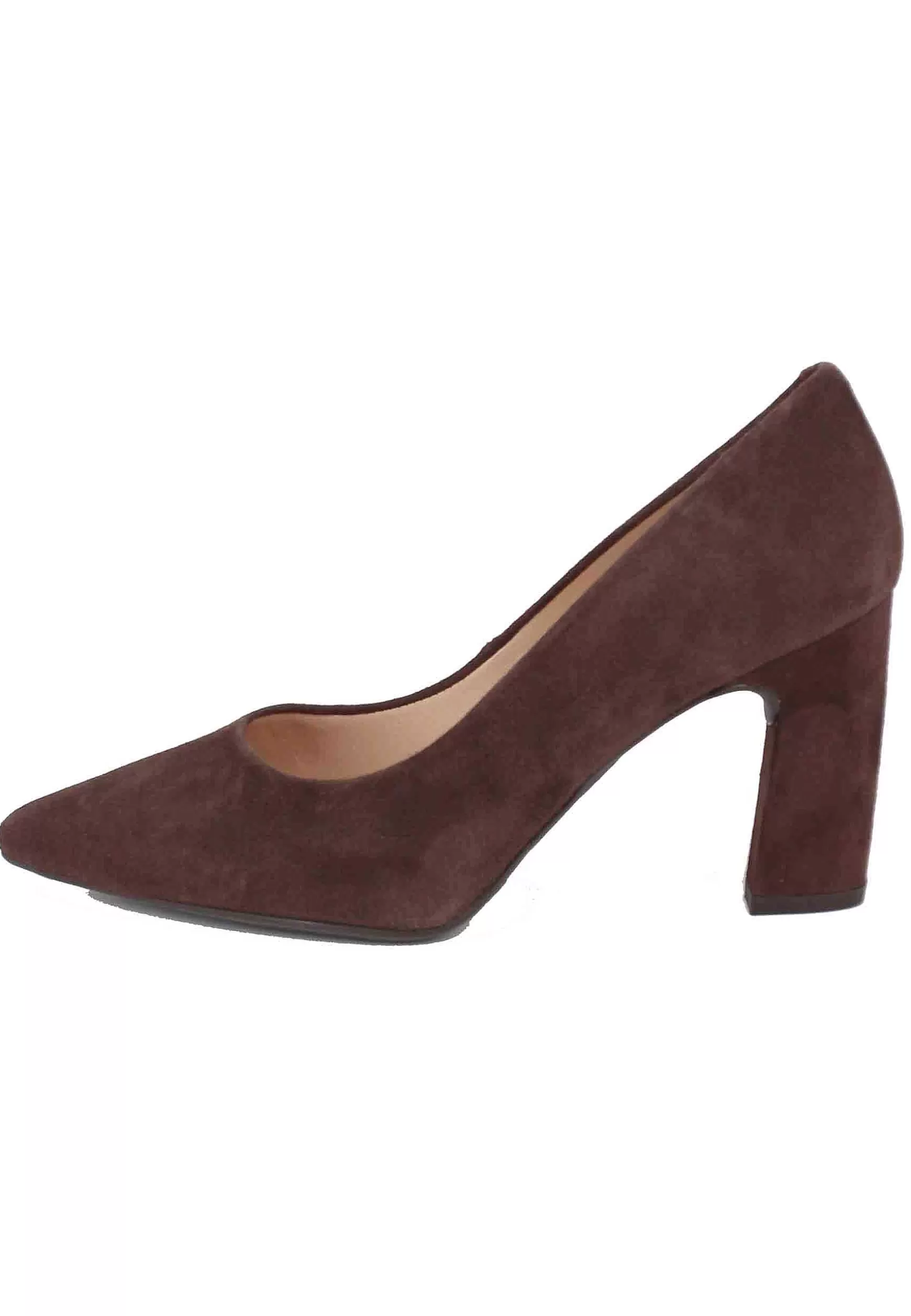 Decollete Donna In Camoscio Testa Di Moro Tacco Alto*Unisa Flash Sale