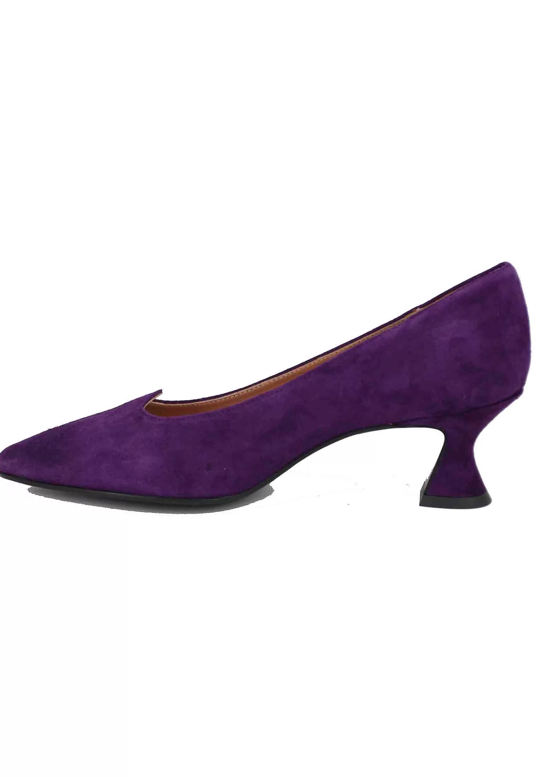 Decollete Donna In Camoscio Viola Con Scollo A Cuore** Best